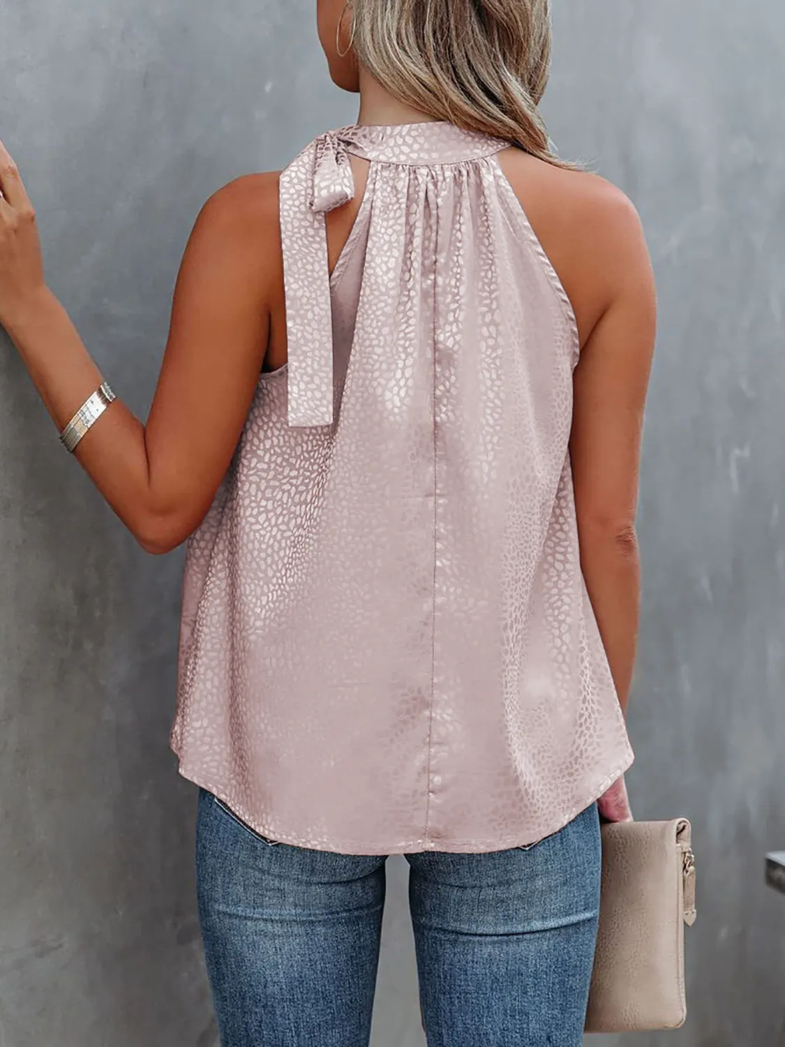 Tied Animal Print Cami - Image 2