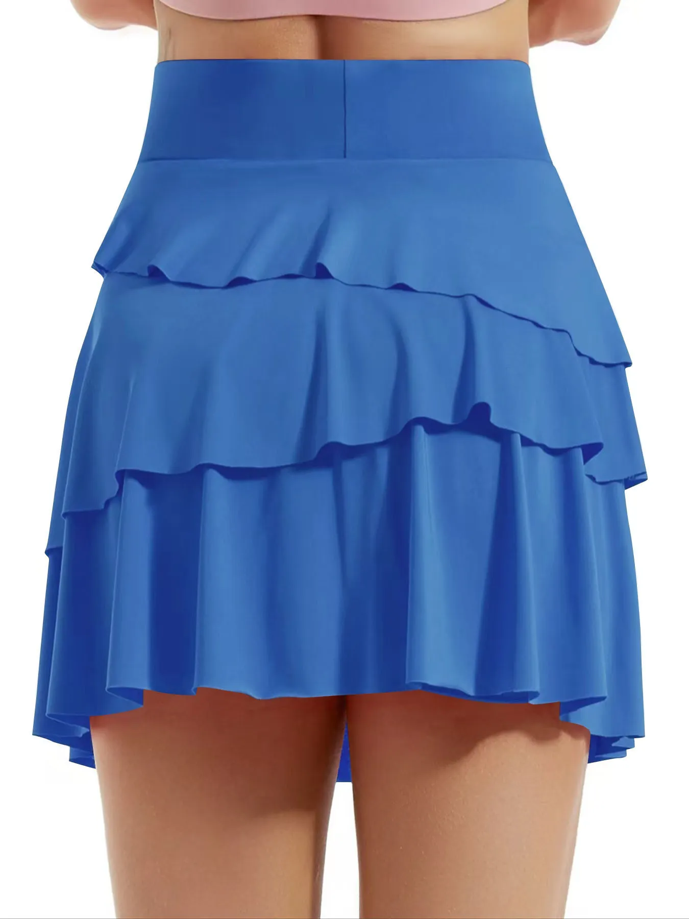 Tiered Ruffle Active Skort - Image 3