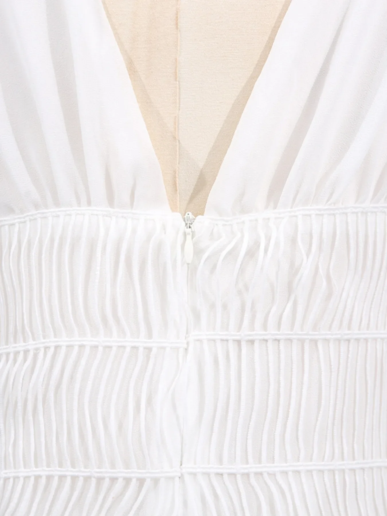 Tiered V-Neck Sleeveless Maxi Dress - Image 9
