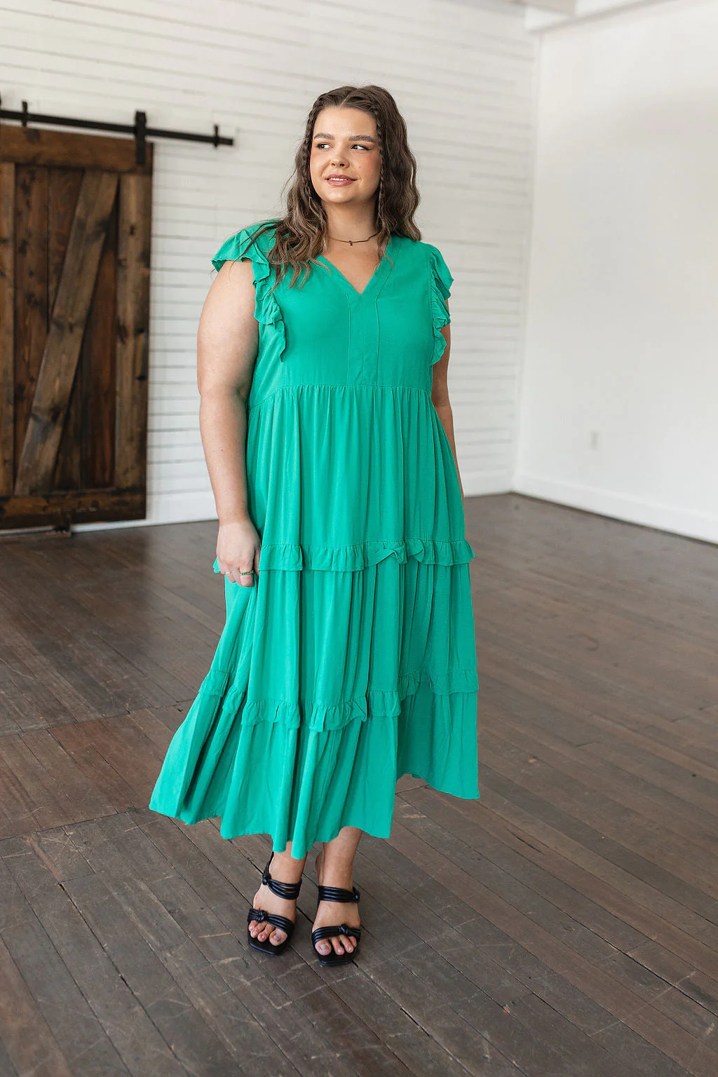 Tiers in Heaven Tiered Midi Dress - Image 12