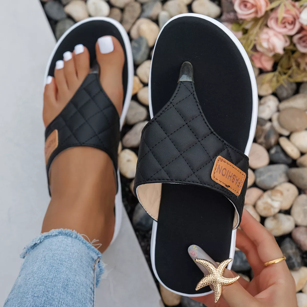 Toe Post Platform Sandals - Image 8