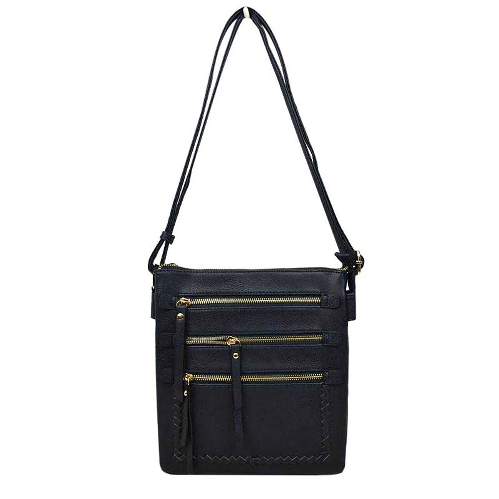 Trendy Womens Soft Leather Crossbody Purse Shoulder Bag
