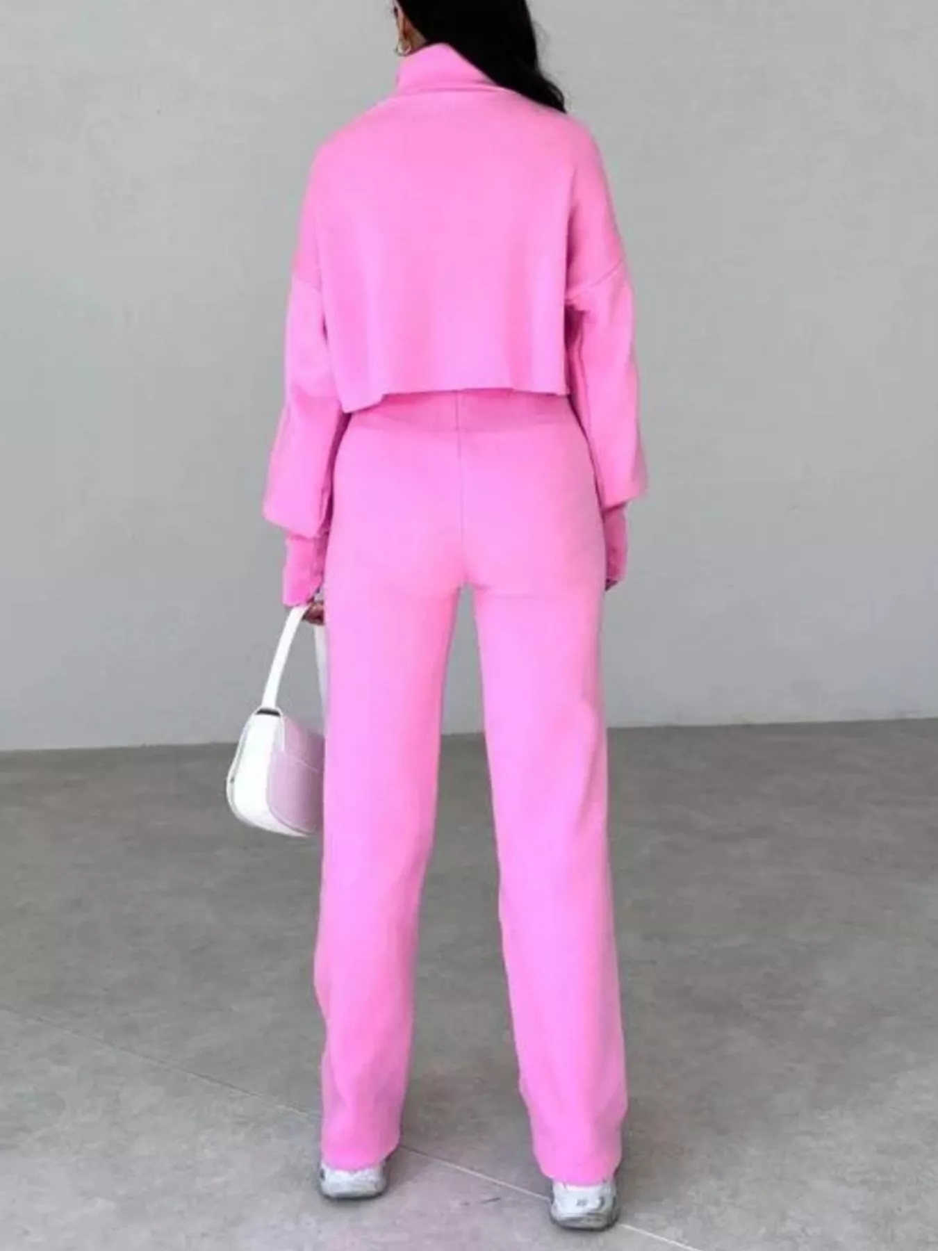 Turtleneck Long Sleeve Top & Pants Set - Image 19
