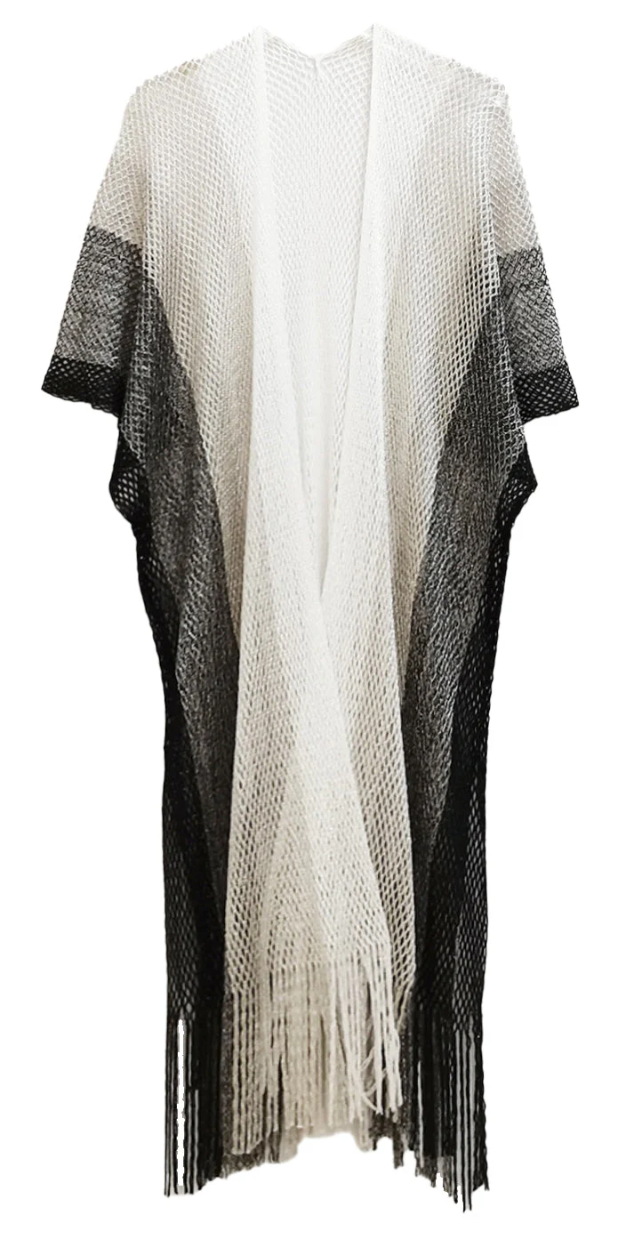Two Tone Lurex Kimono - Image 14
