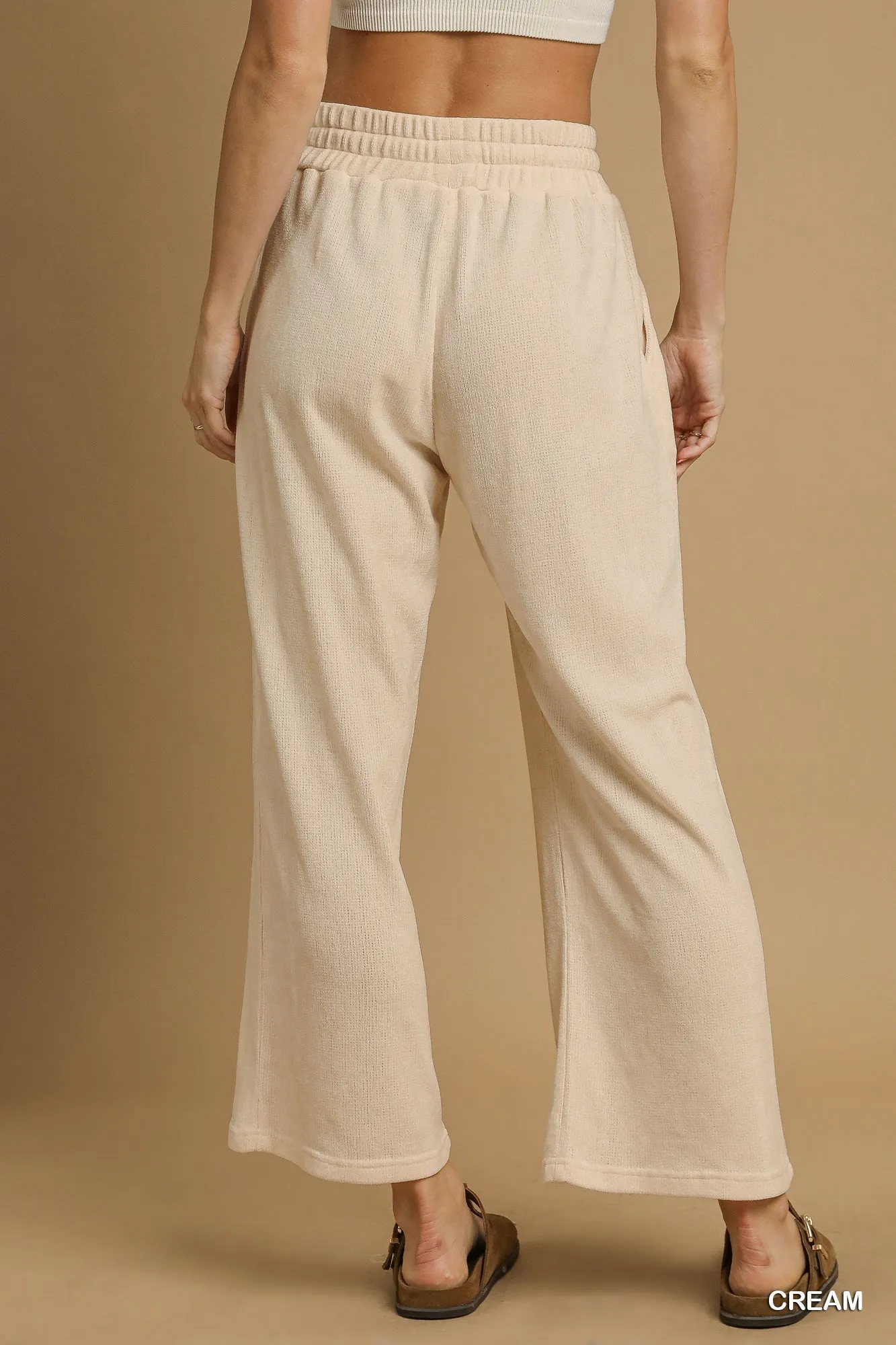 Umgee Drawstring Wide Leg Pants - Image 2