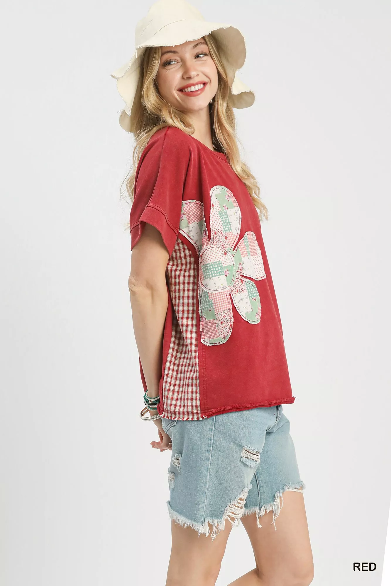 Umgee Mineral Wash French Terry Top - Image 3