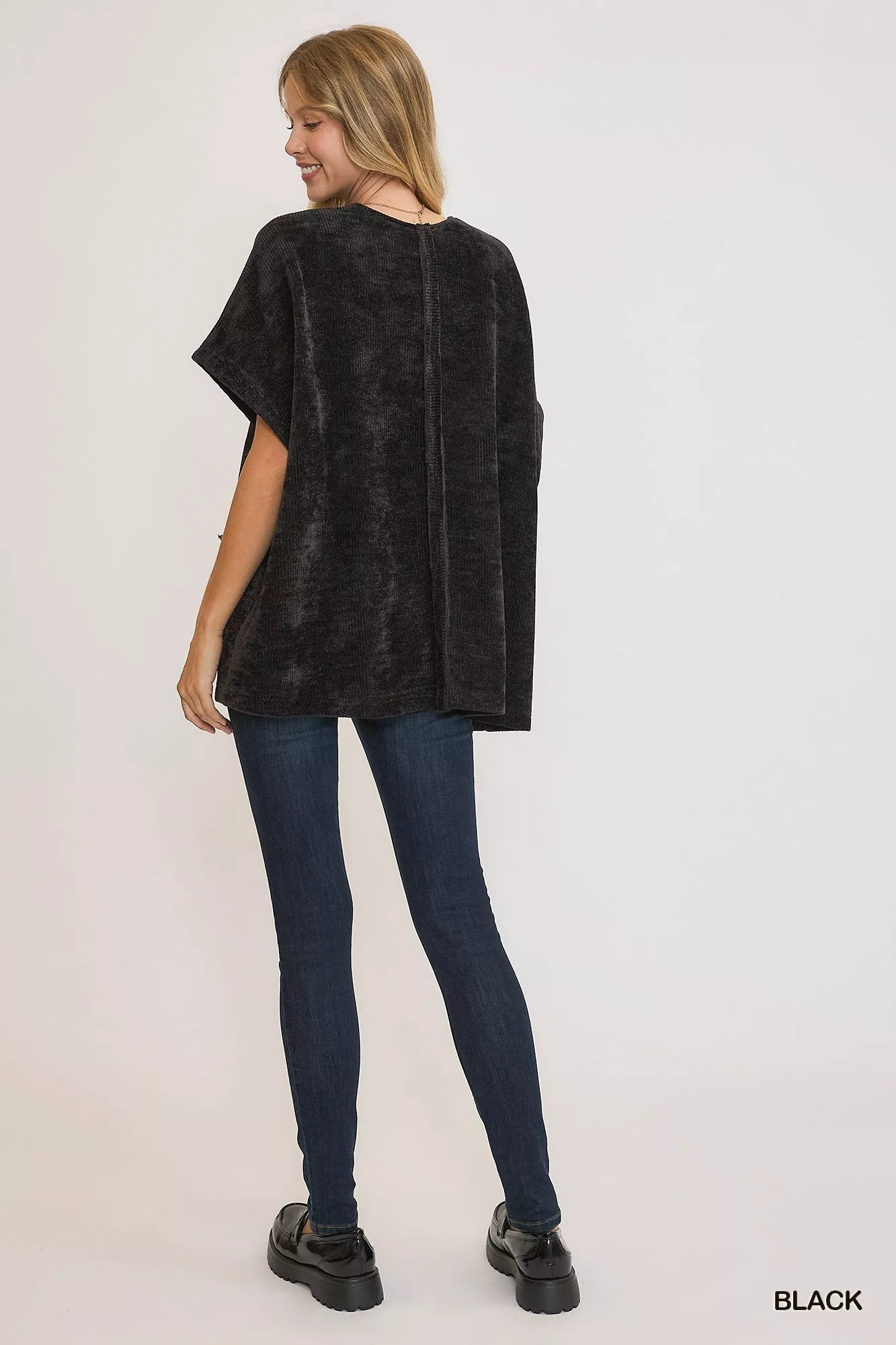 Umgee Open Front Knit Cardigan with Front Pockets - Image 4