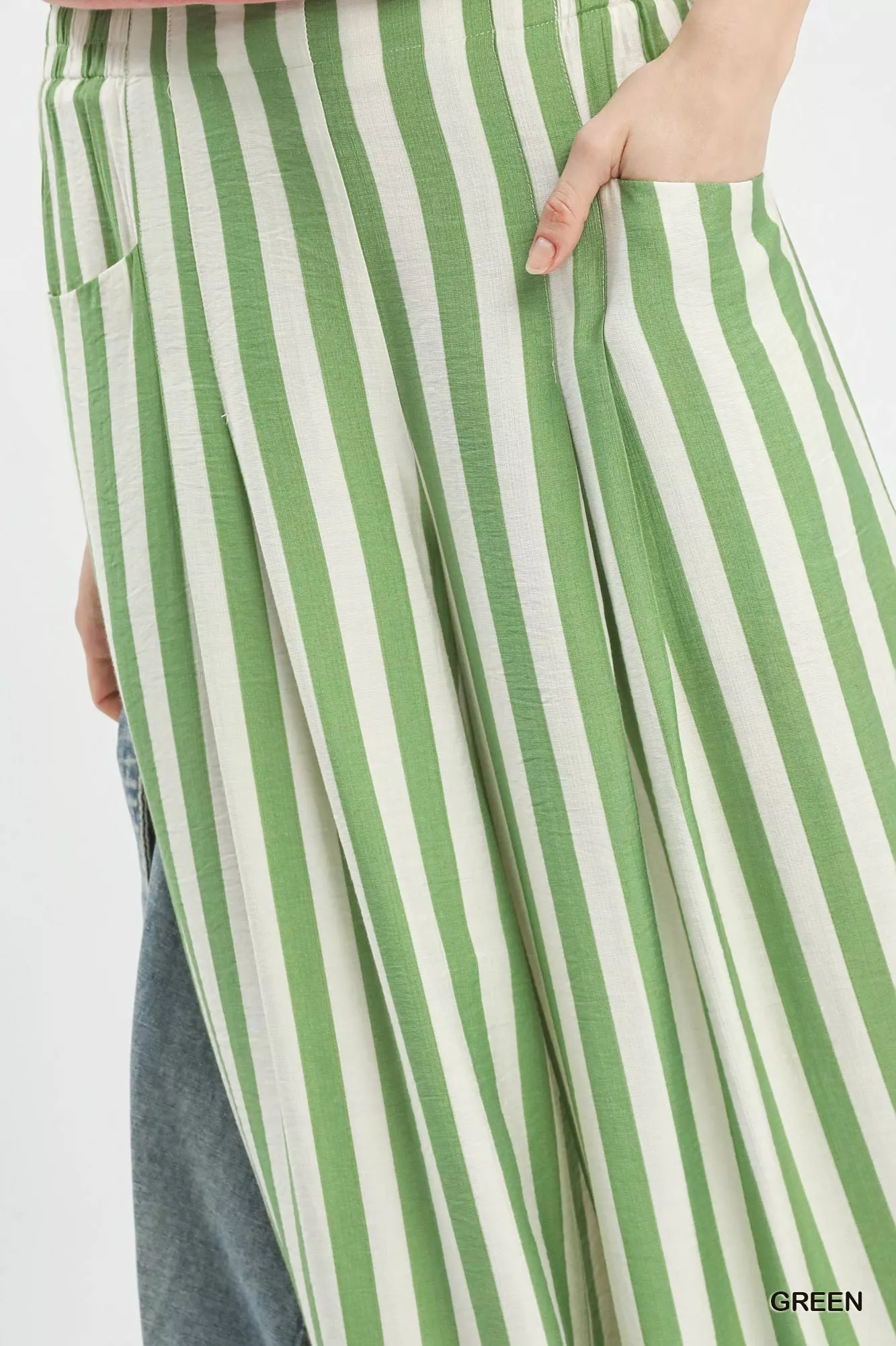 Umgee Vertical Stripe Wide Leg Pants - Image 6