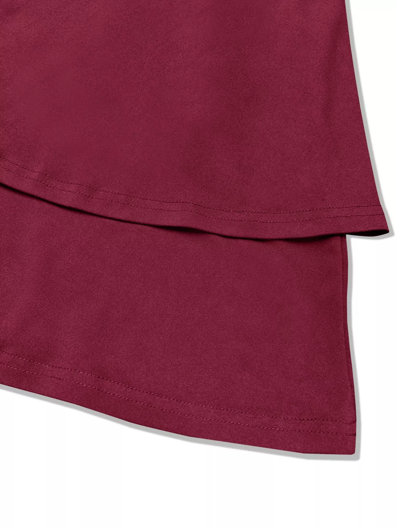 V-Neck Layered Ruffle Mini Dress - Image 25