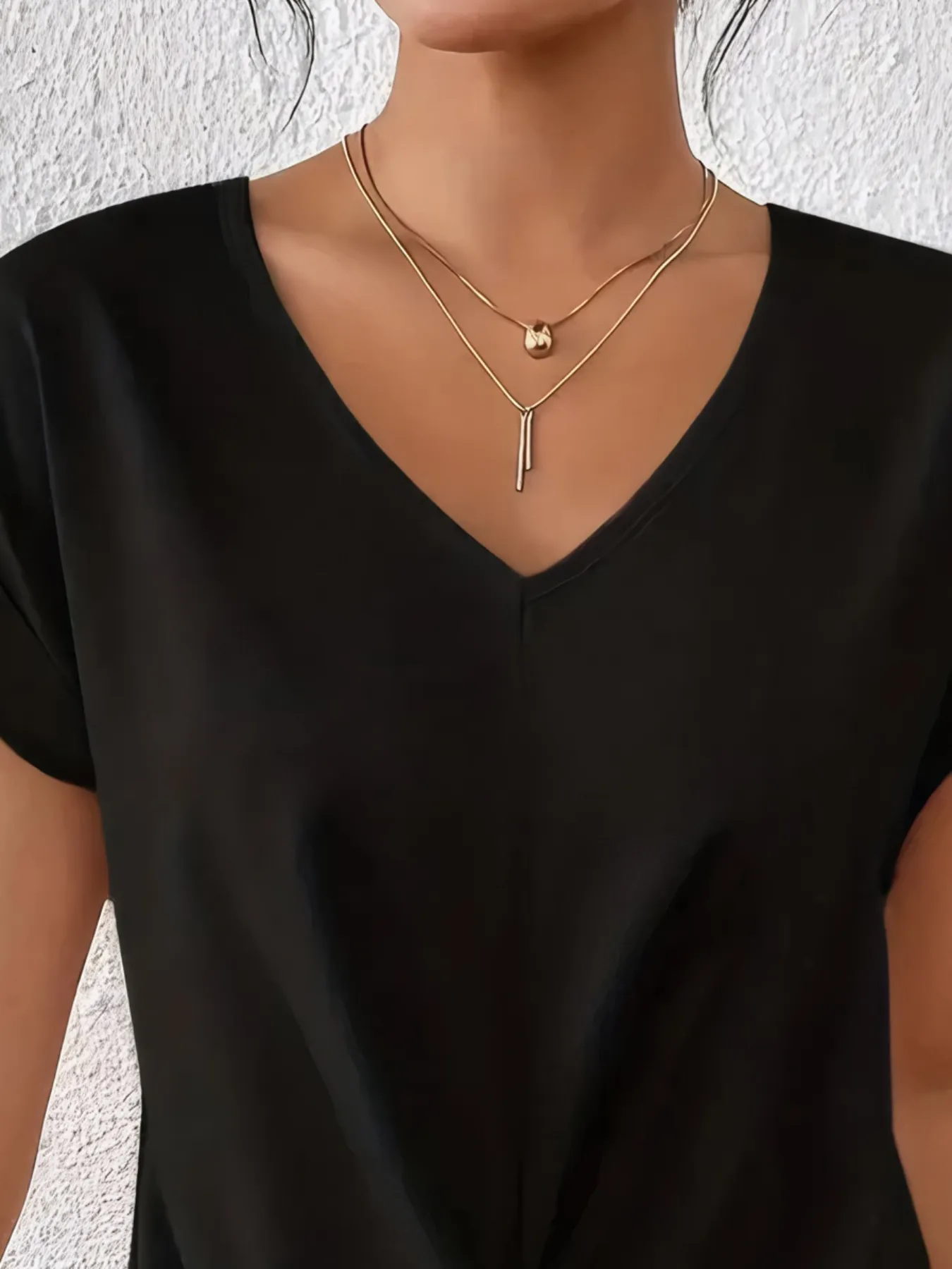 V-Neck Twist Front Top - Image 11