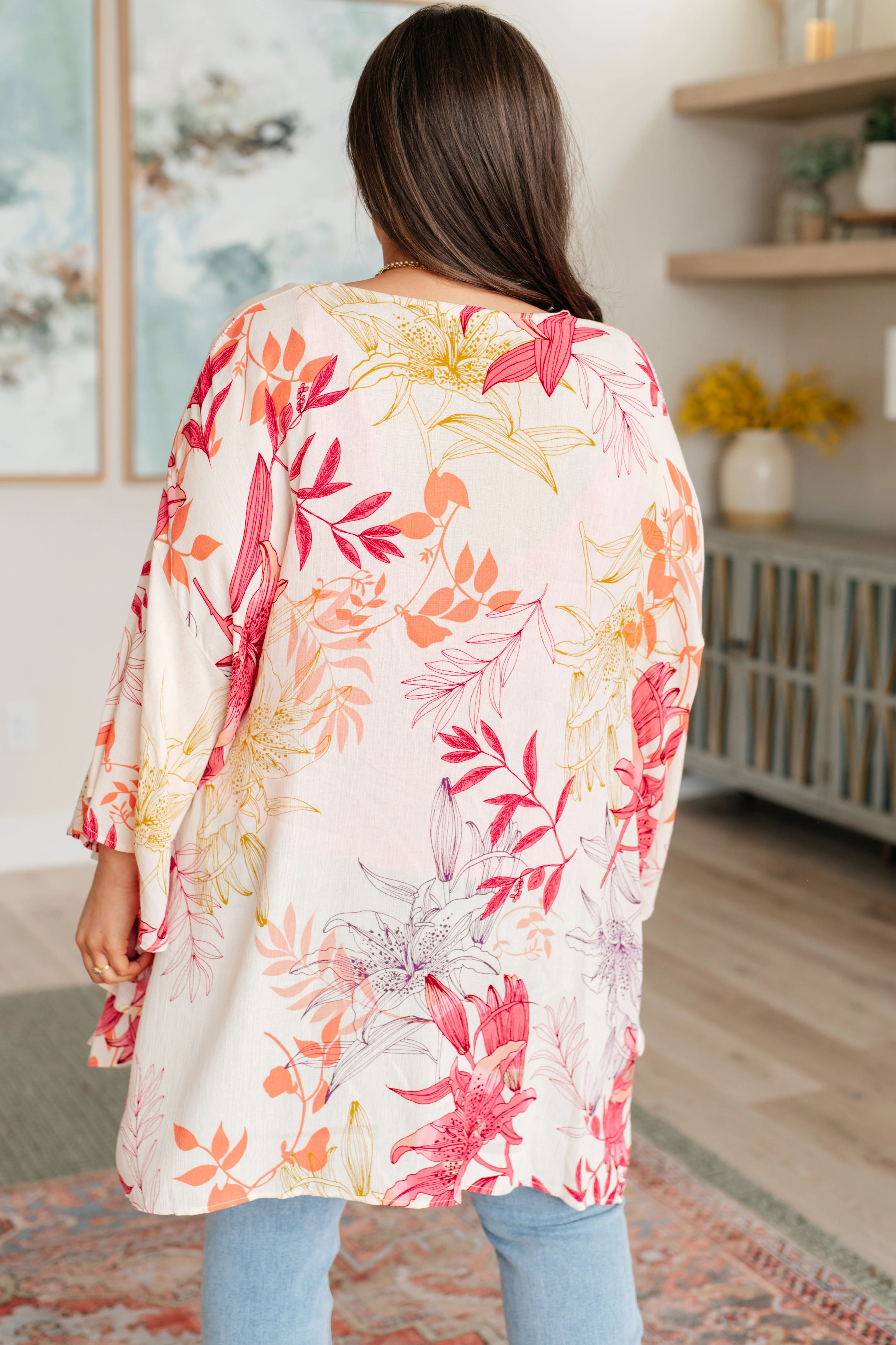 Vacay Season Bell Sleeve Kimono - Image 7
