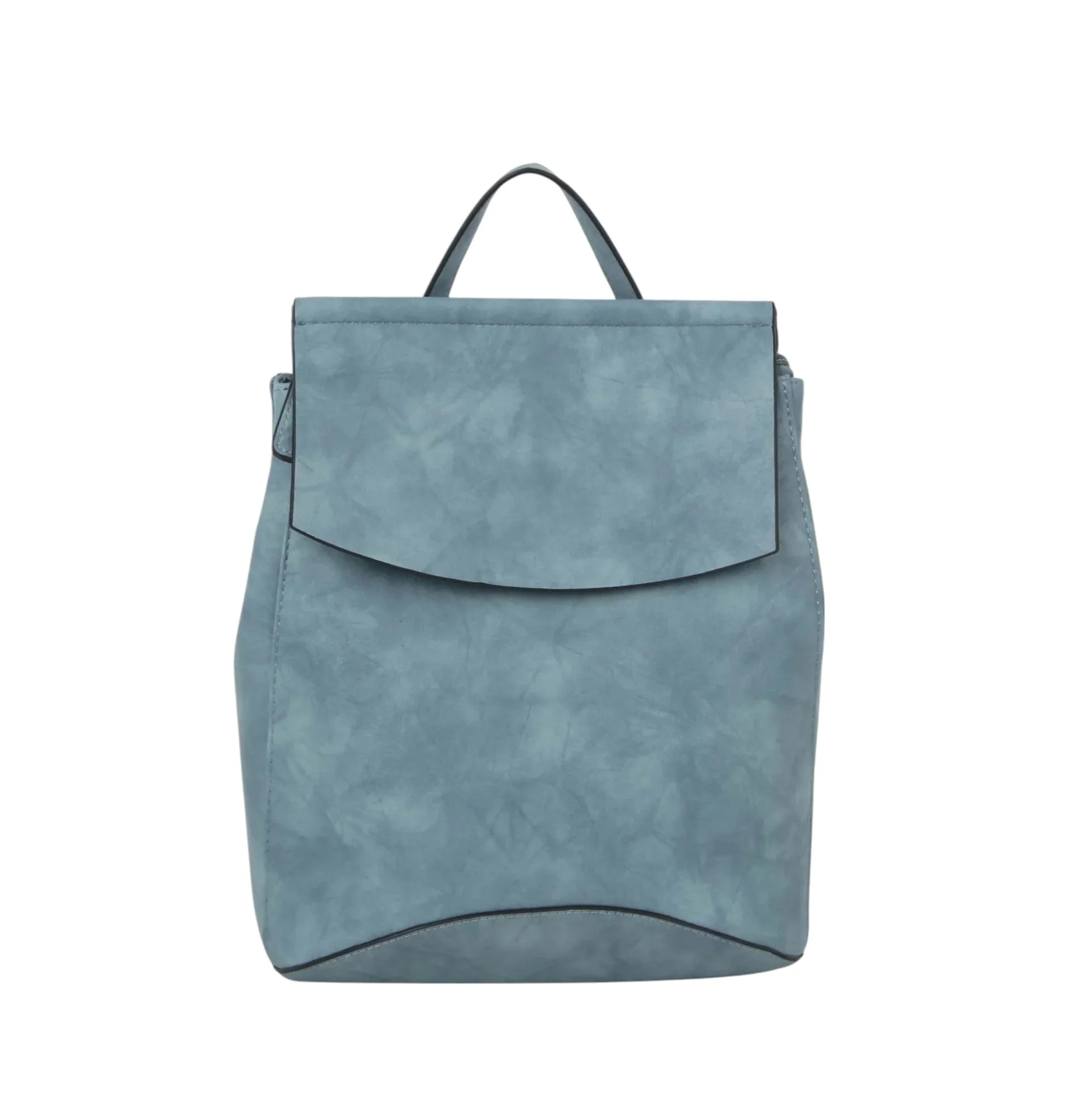 Vegan Long-lasting Faux Leather Backpack Convertible Bag - Image 18
