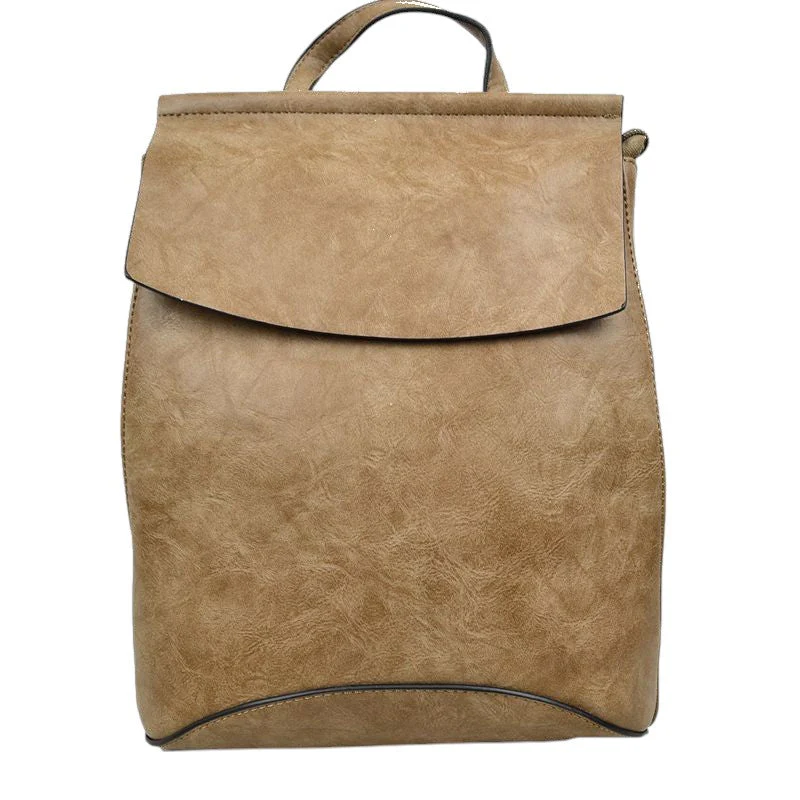 Vegan Long-lasting Faux Leather Backpack Convertible Bag - Image 22