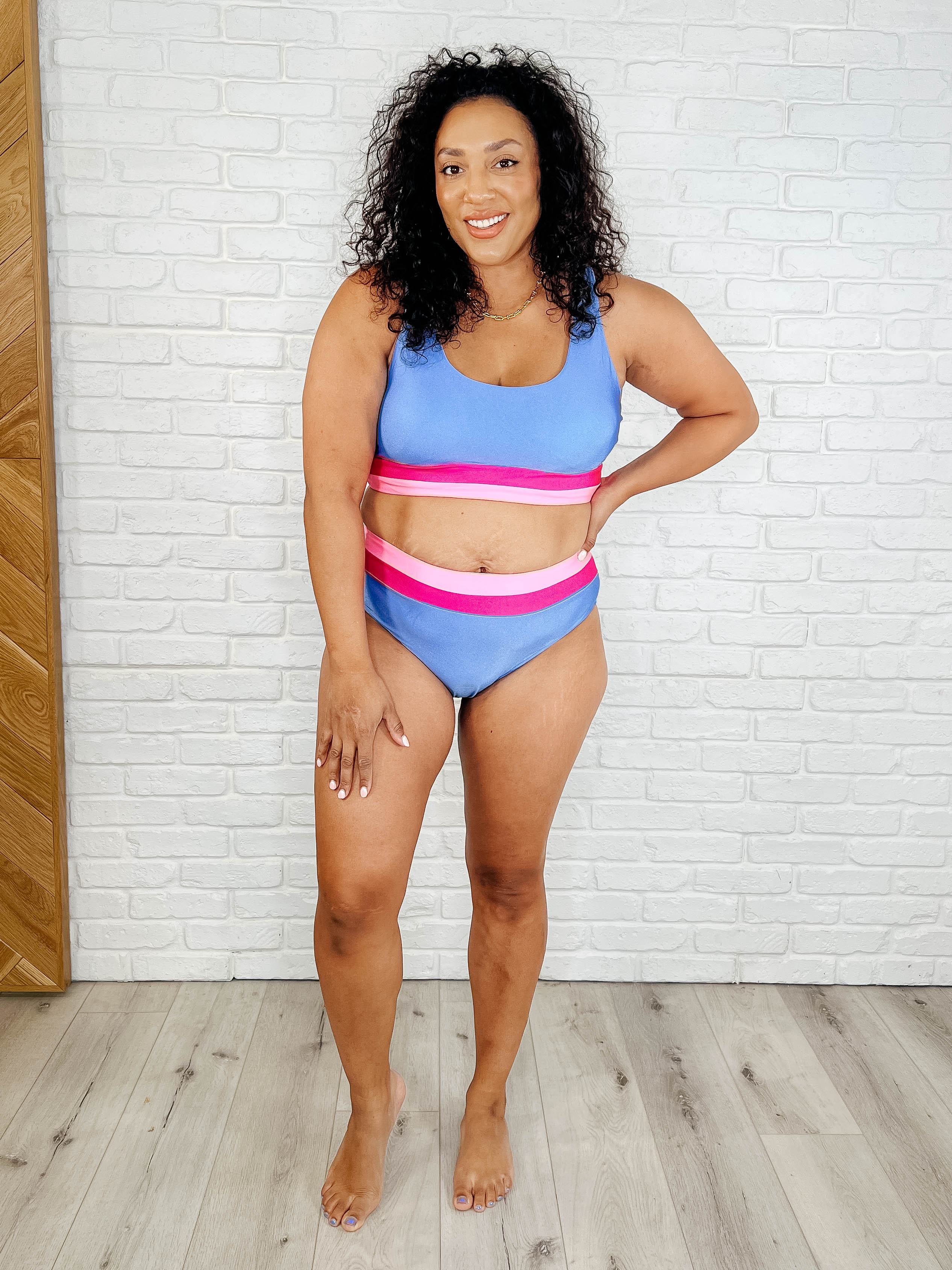 Venice Color Block Swim Top - Image 4