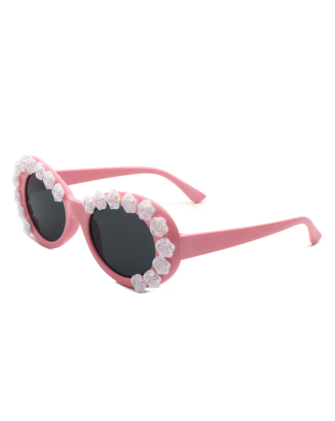 Vystra - Oval Flower Round Fashion Women's Sunglasses - Image 8