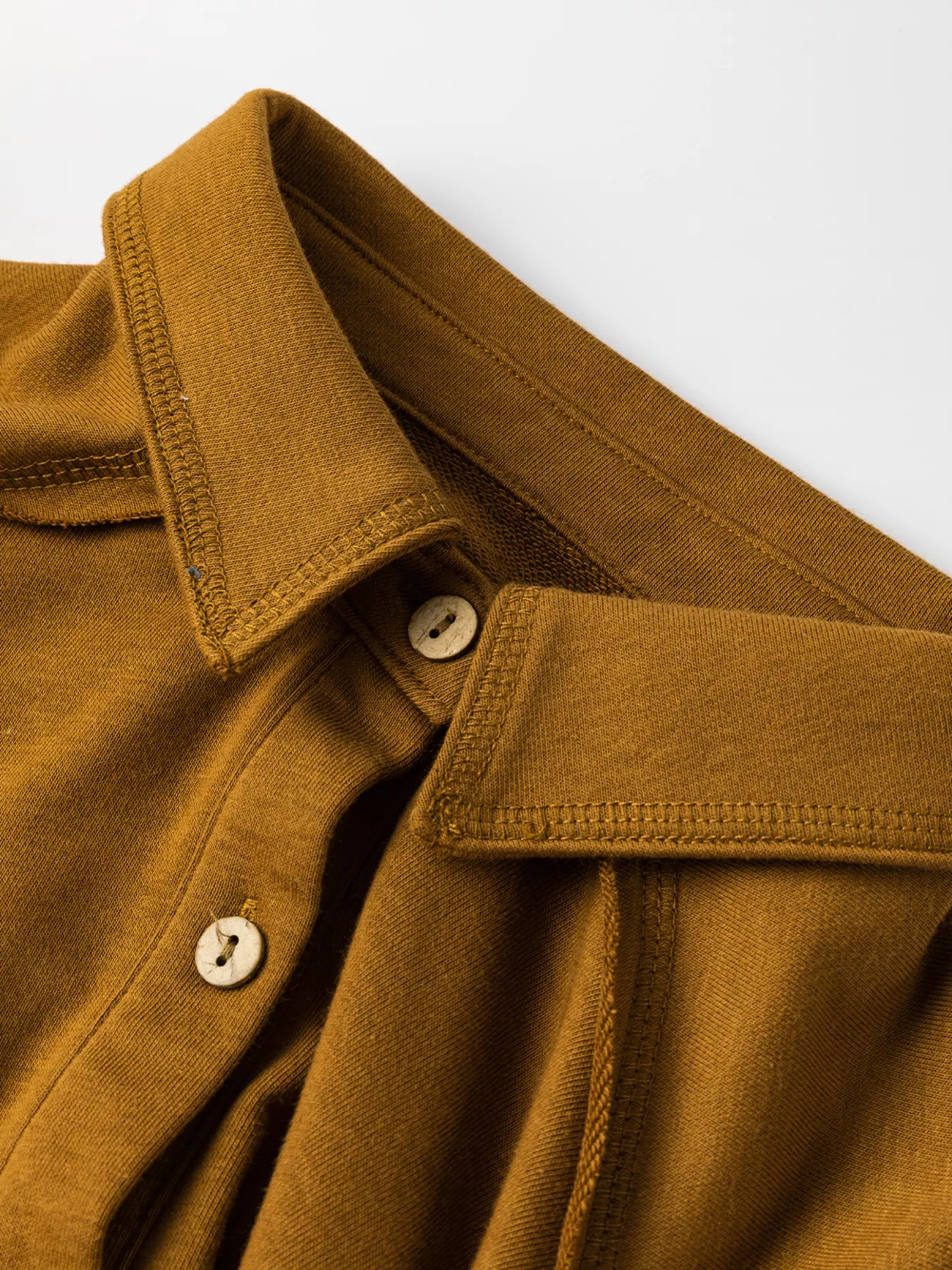 Waffle Knit Patchwork Exposed Seam Loose Shacket - Image 7