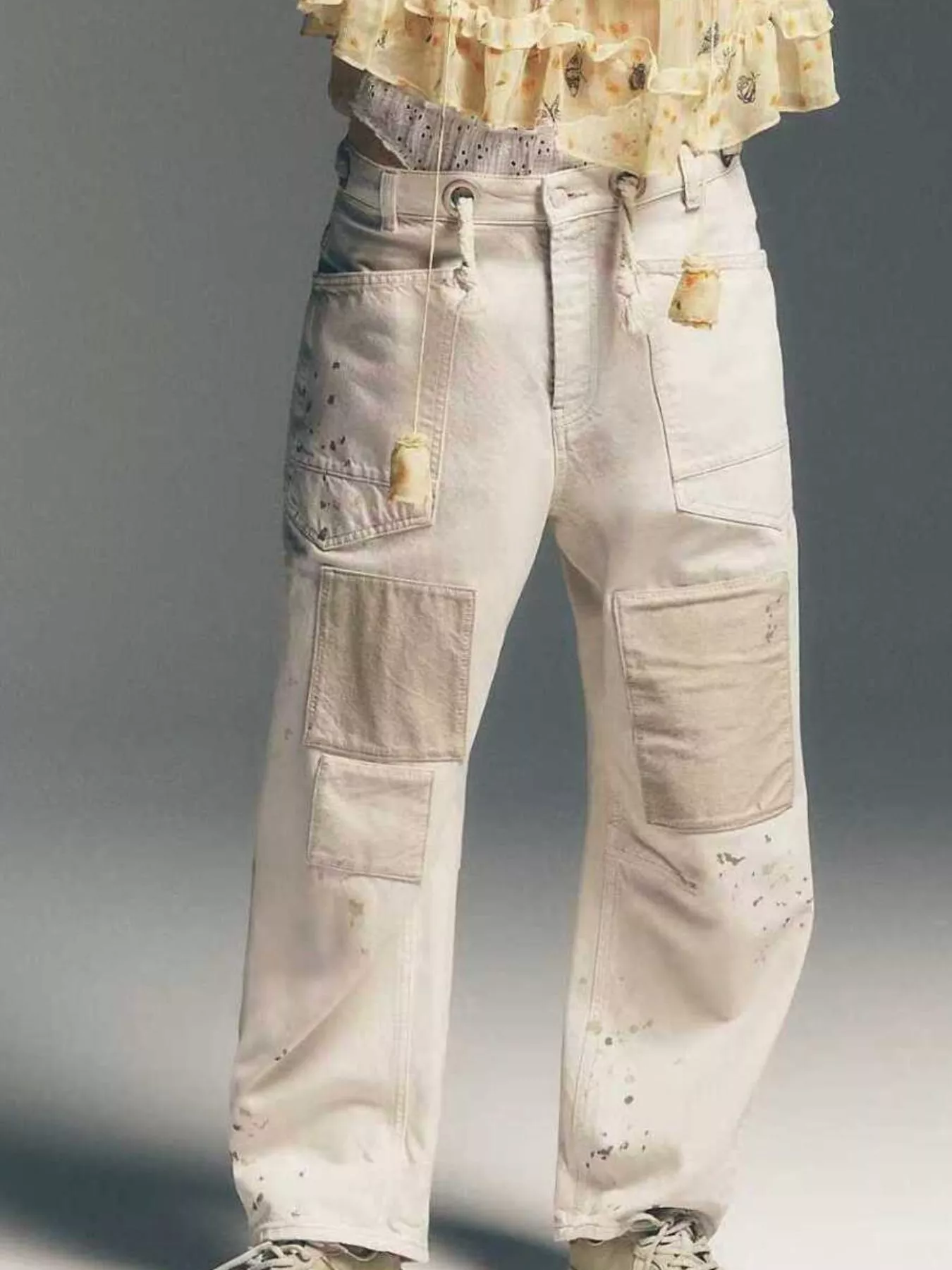 Washed Relaxed Fit Jeans - Image 21