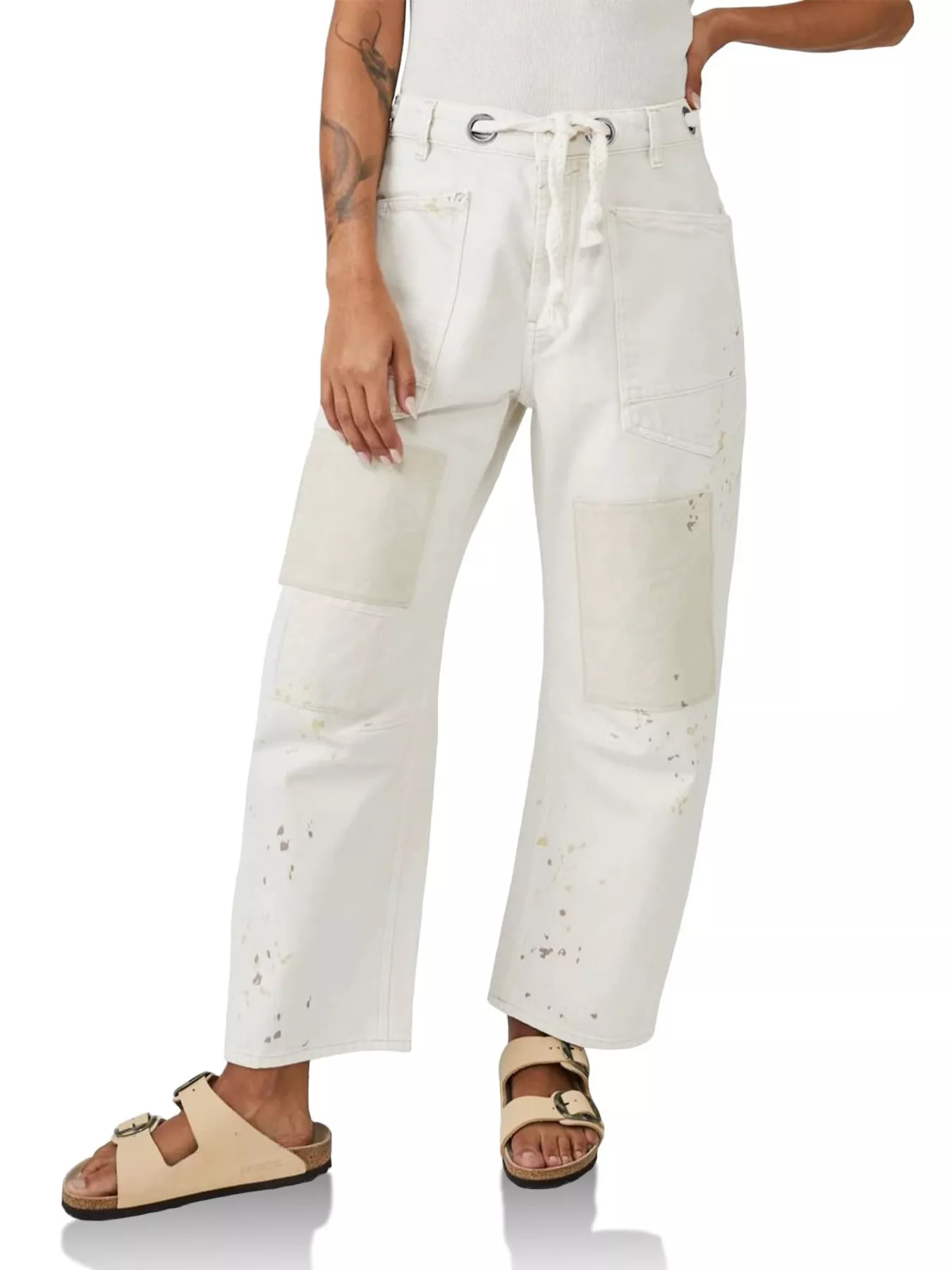 Washed Wide Leg Jeans - Image 14
