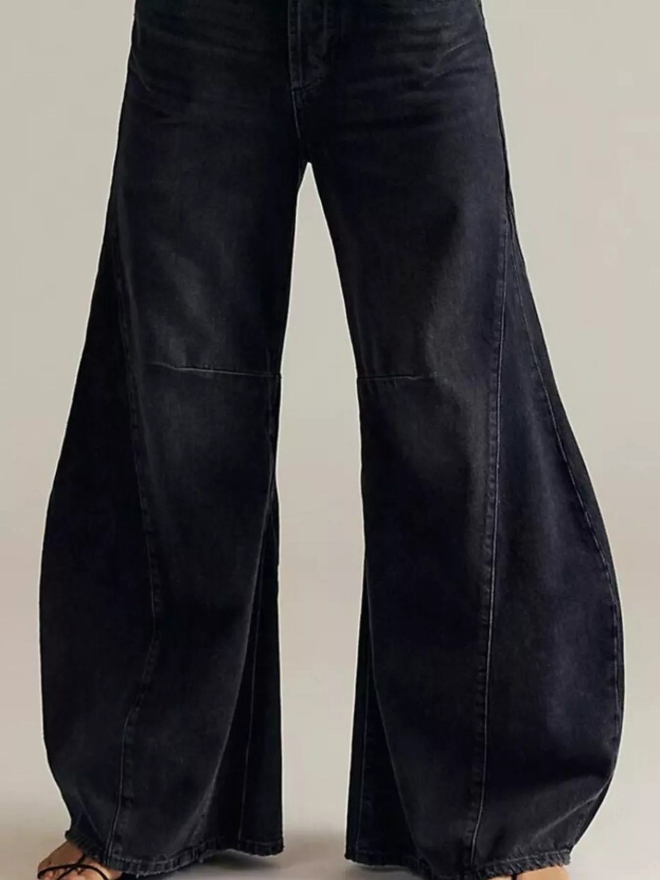 Washed Wide Leg Jeans - Image 11