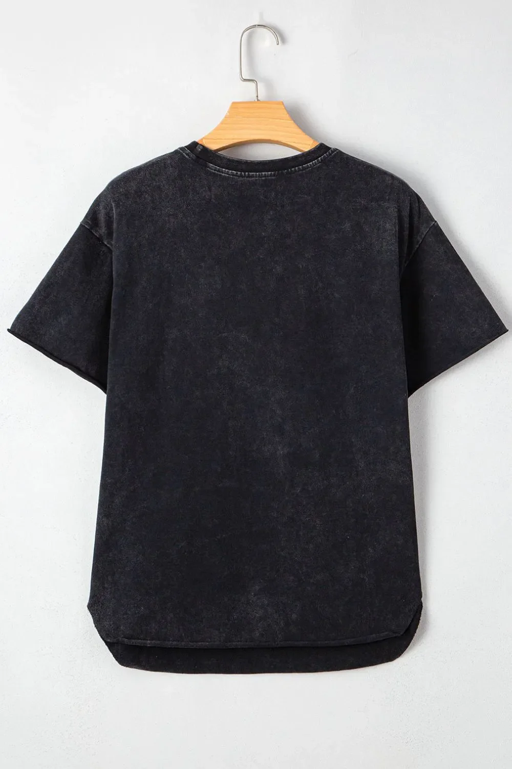 Western HOWDY Steer Head Print Side Slits Loose Fit T Shirt - Image 4