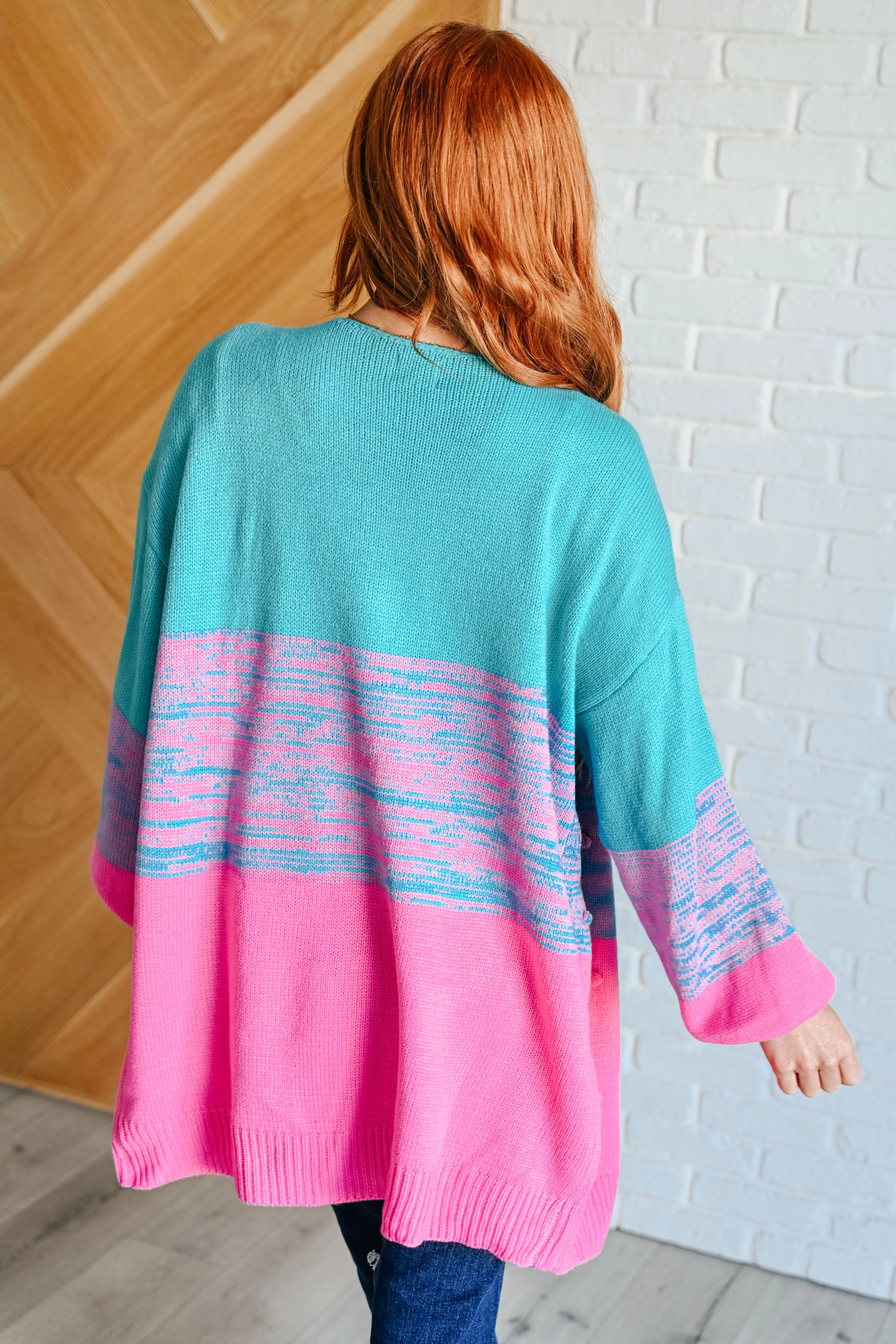 When We're Grooving Open Front Cardigan - Image 8