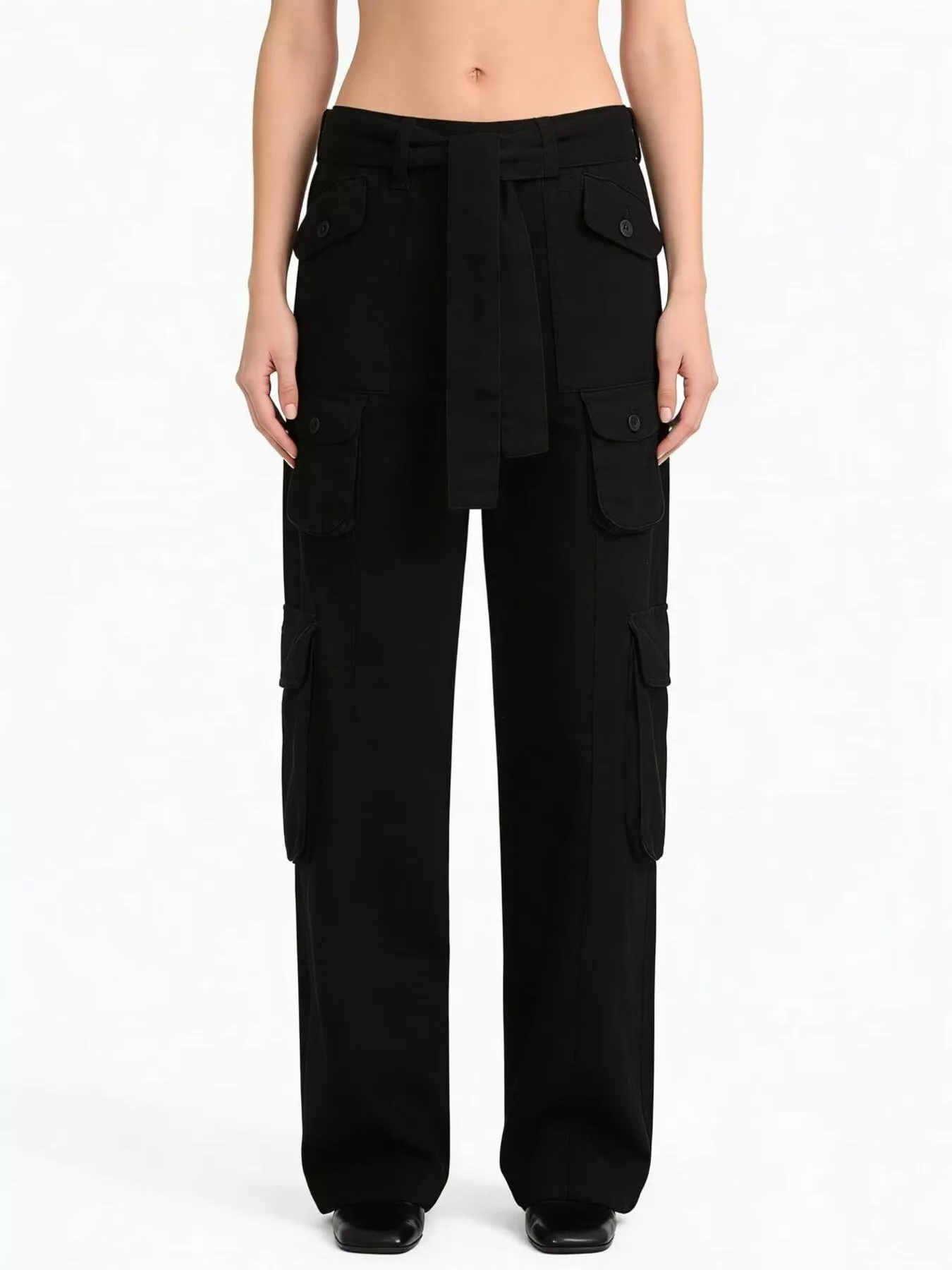 Wide Leg Cargo Jeans - Image 8
