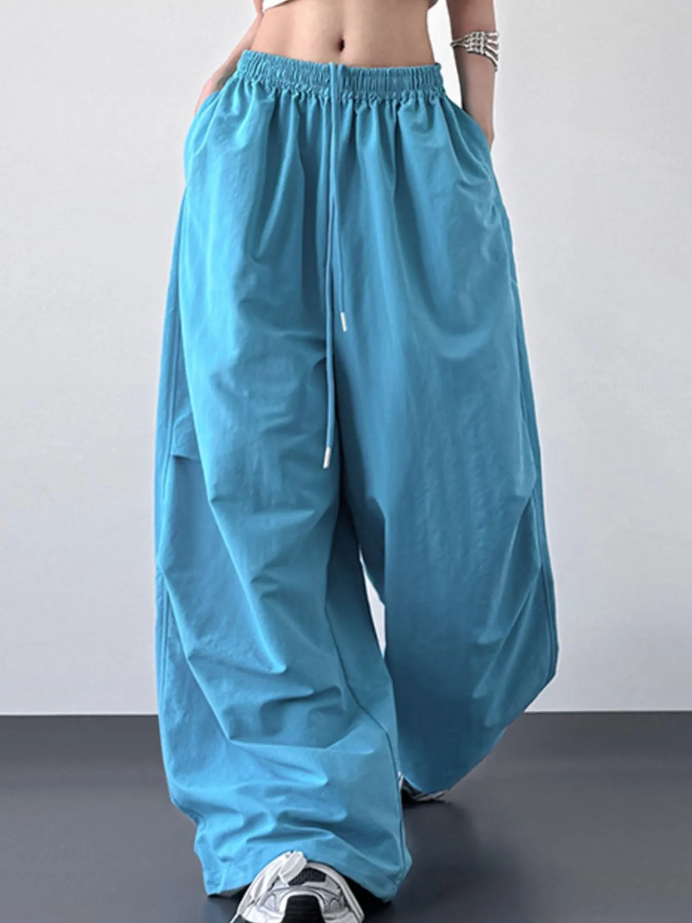 Wide Leg Drawstring Pants - Image 10