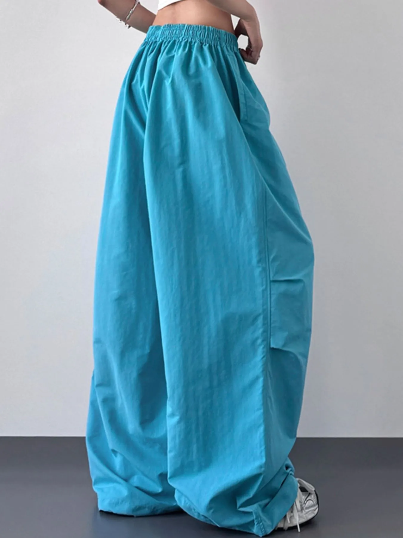 Wide Leg Drawstring Pants - Image 8