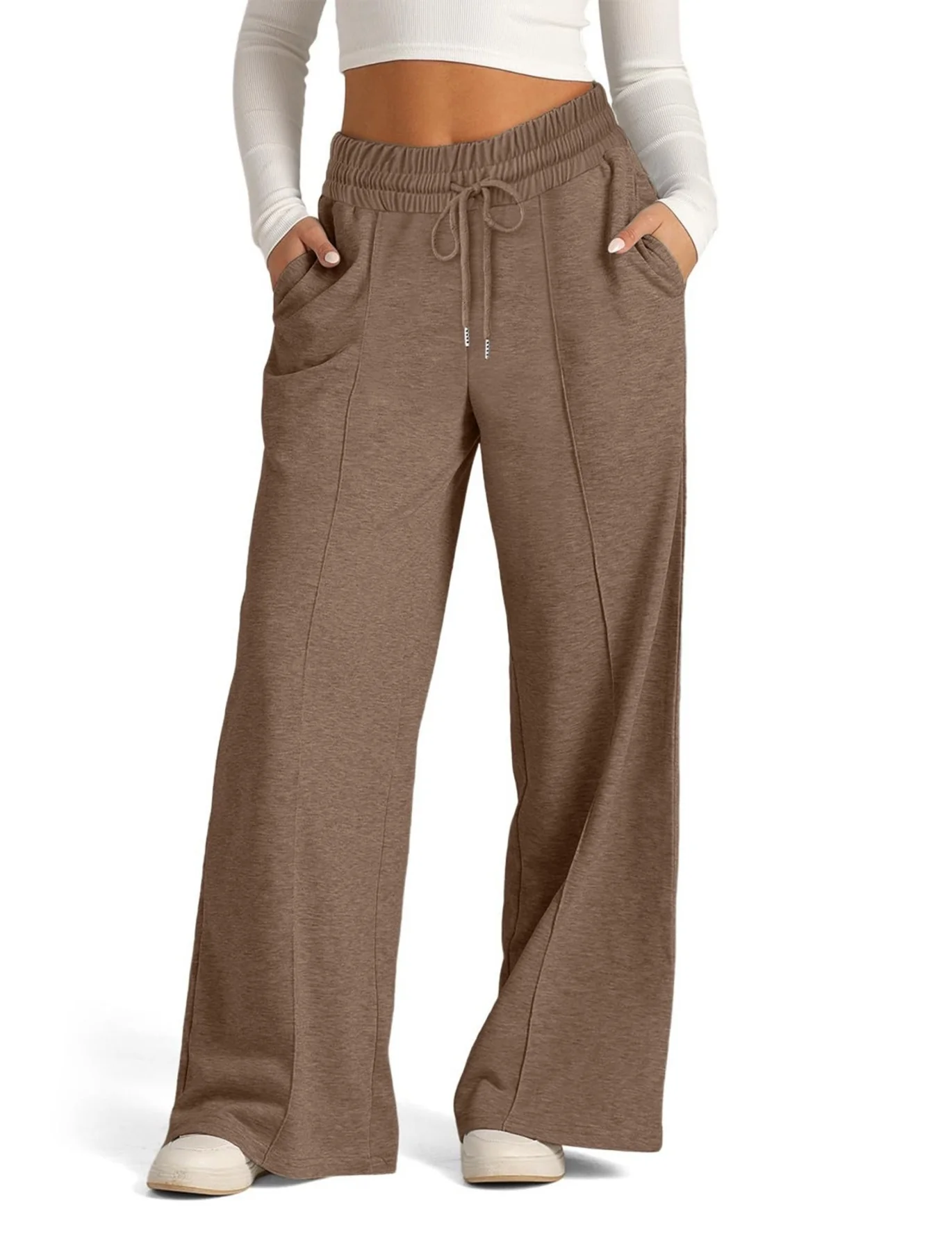 Wide Leg Drawstring Pants