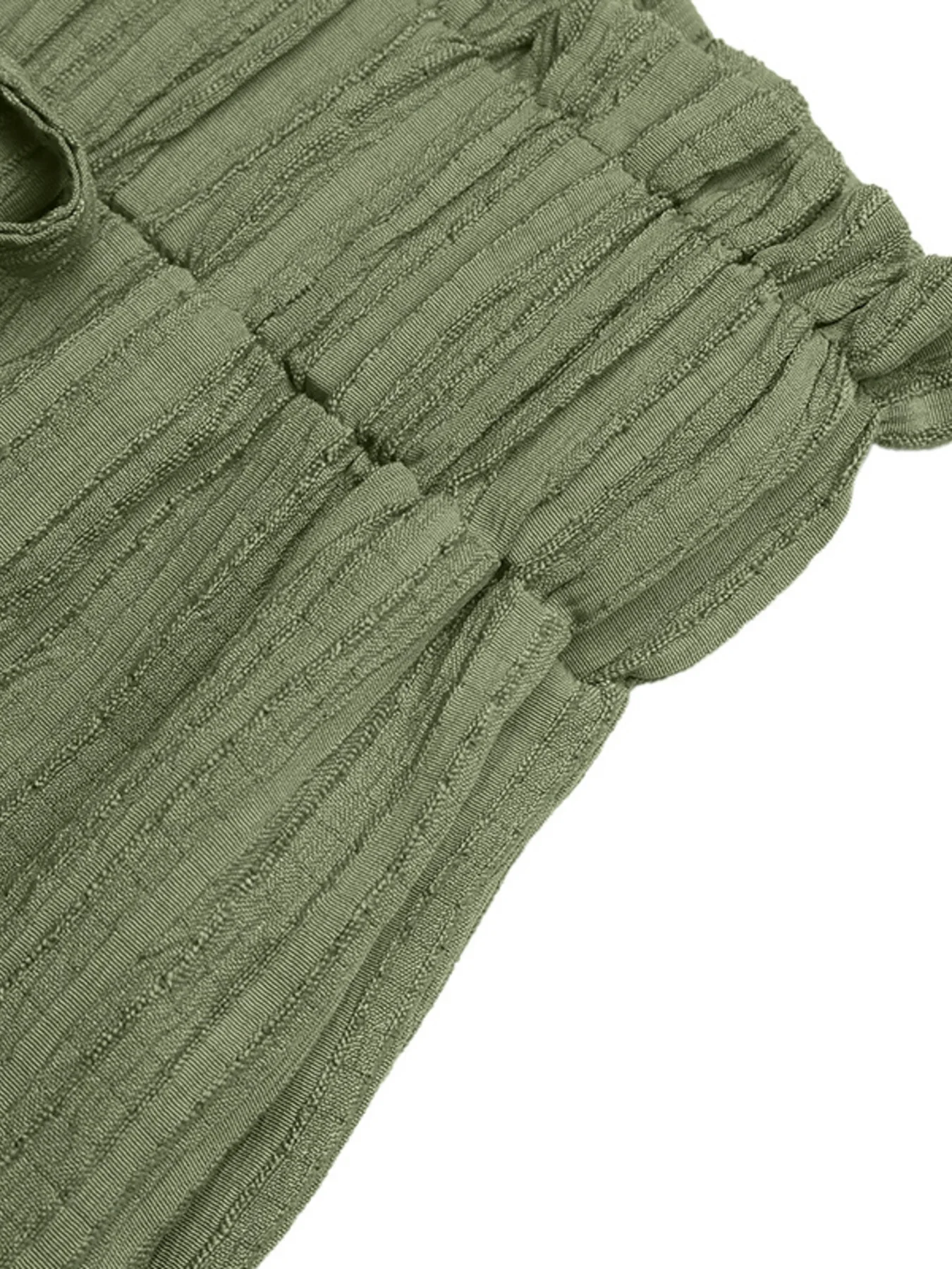Wide Leg Drawstring Waist Pants - Image 8