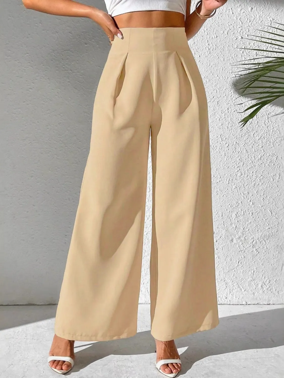Wide Leg High Waist Pants - Image 10