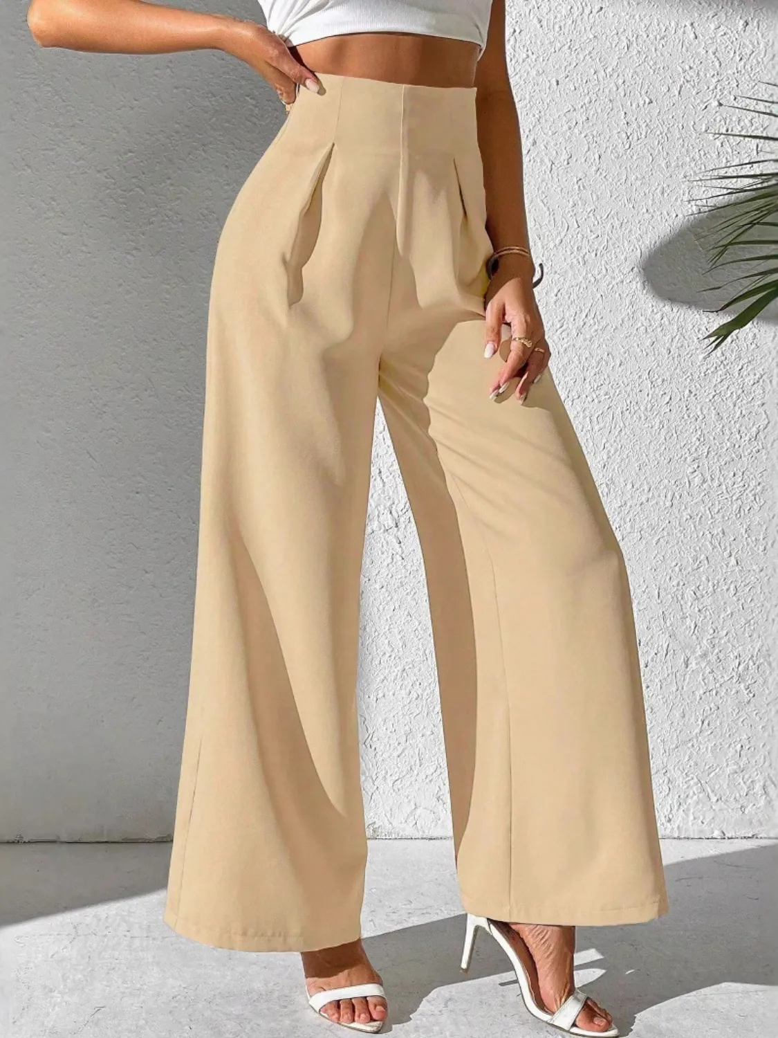 Wide Leg High Waist Pants - Image 12