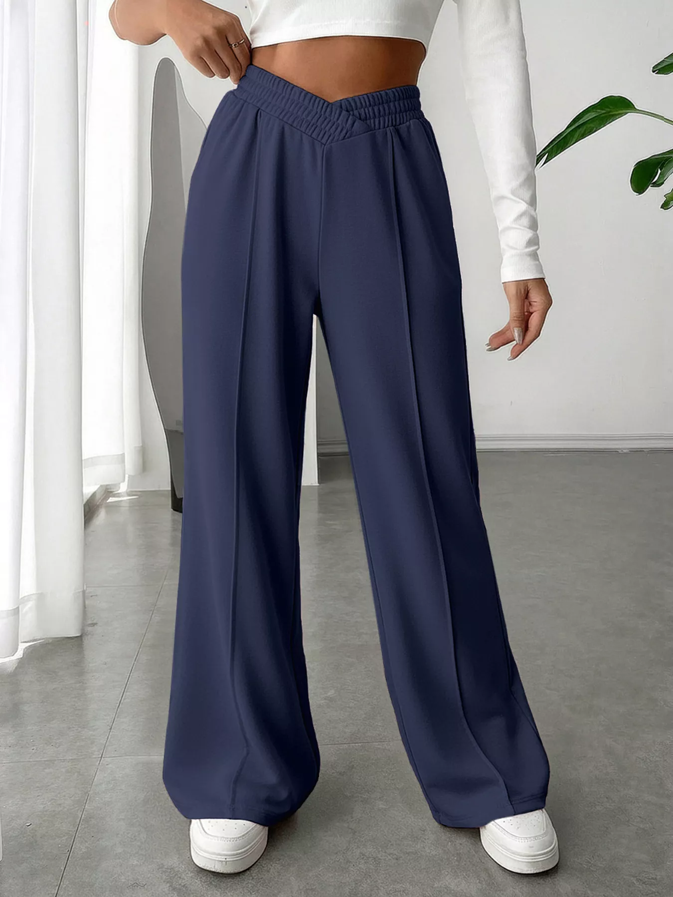 Wide Leg High Waist Pants - Image 16