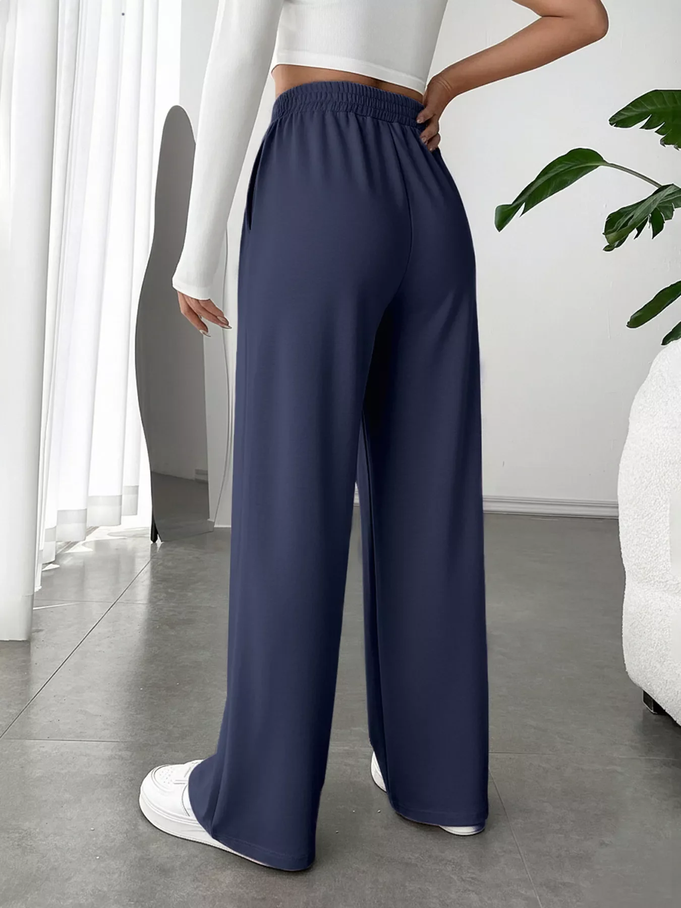 Wide Leg High Waist Pants - Image 19