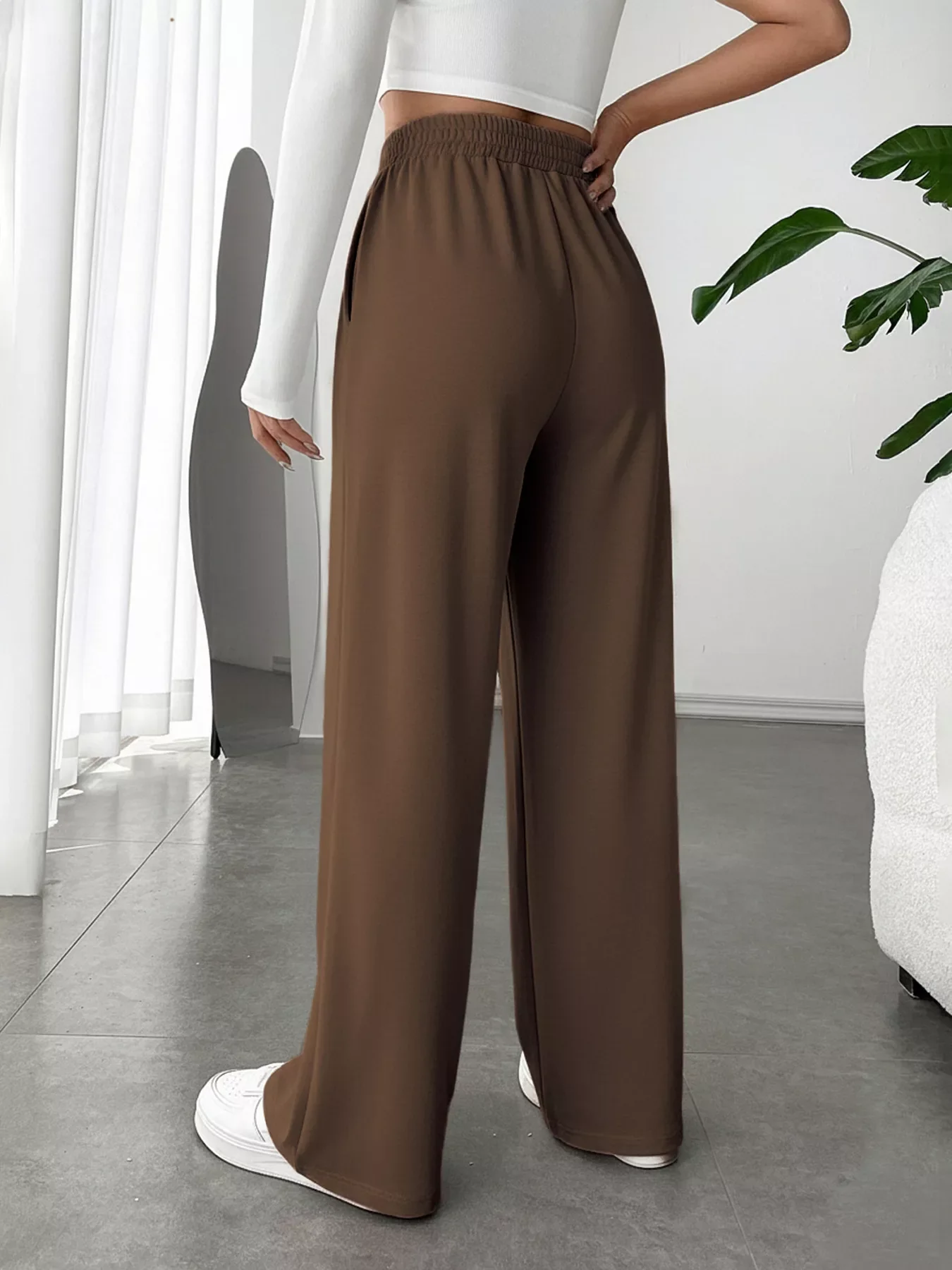 Wide Leg High Waist Pants - Image 5