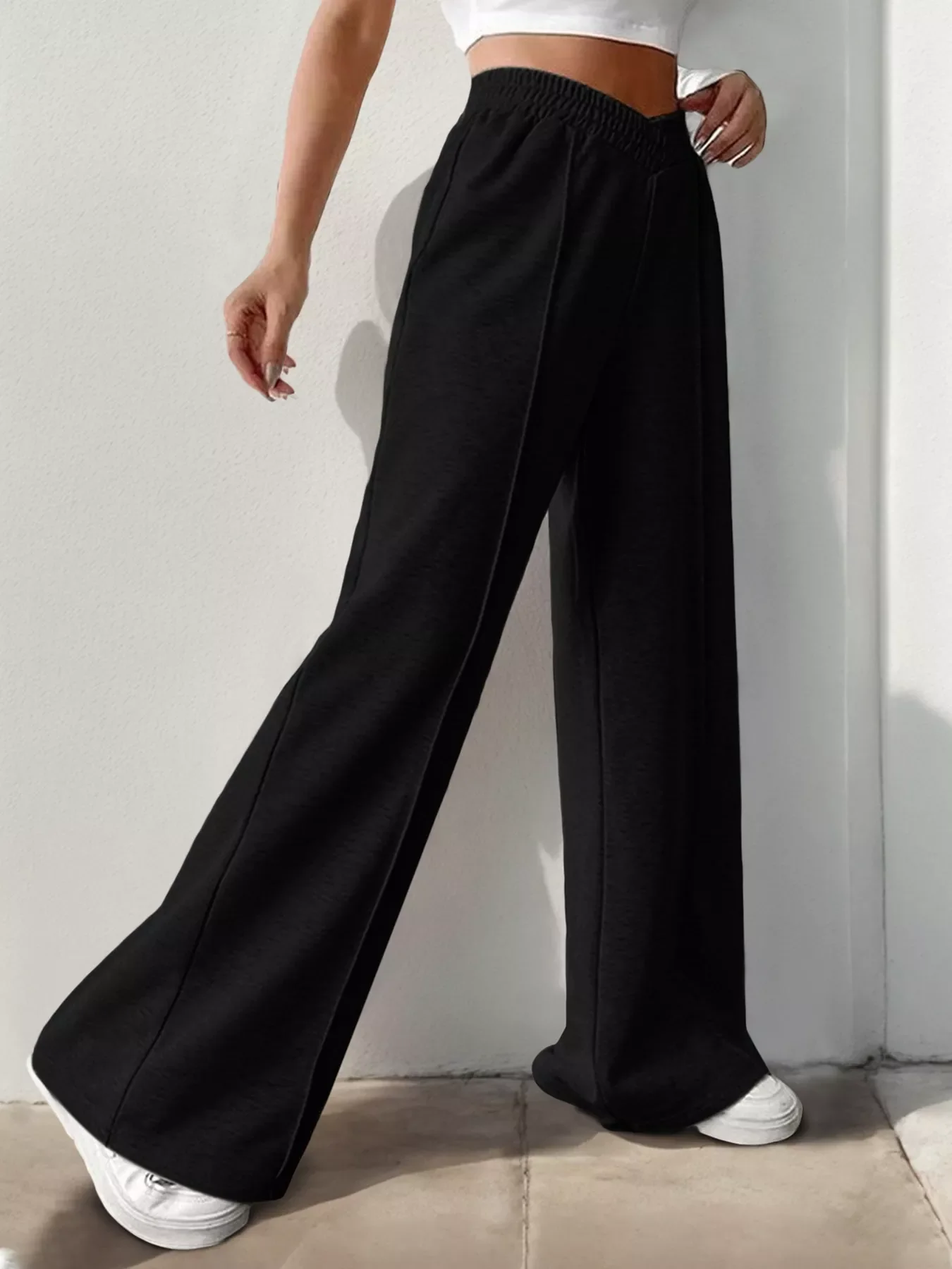 Wide Leg High Waist Pants - Image 7