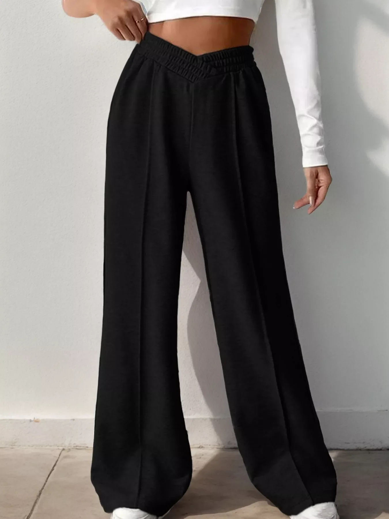 Wide Leg High Waist Pants - Image 9