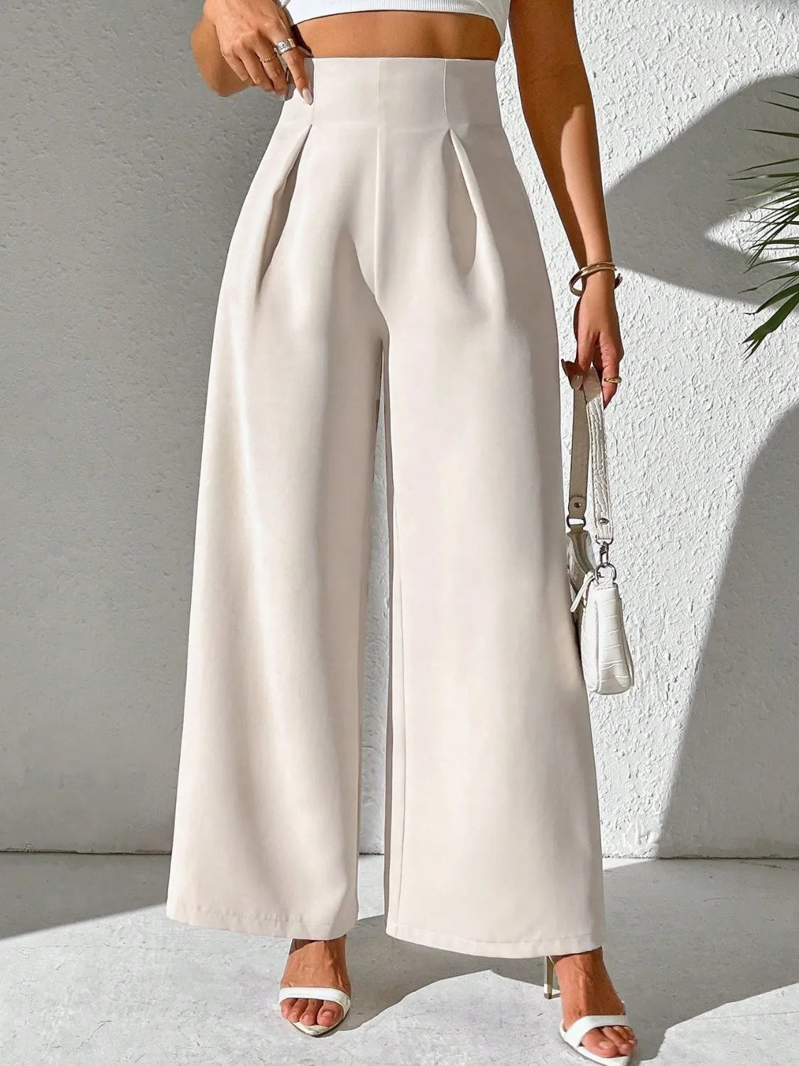 Wide Leg High Waist Pants - Image 2