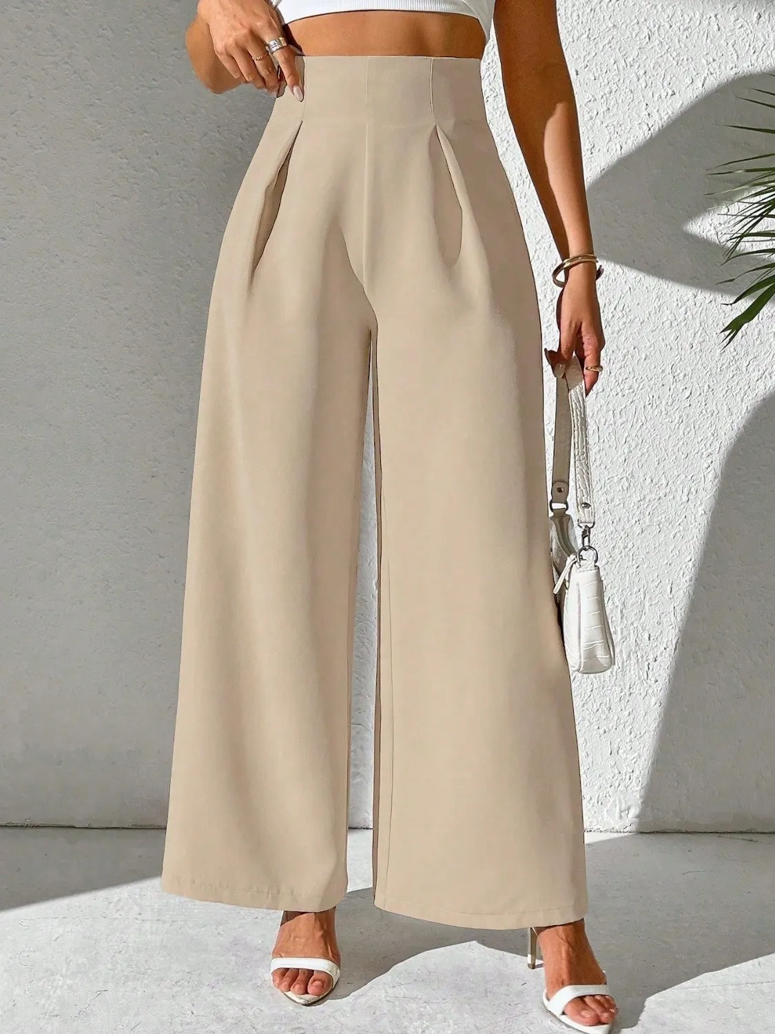 Wide Leg High Waist Pants - Image 4