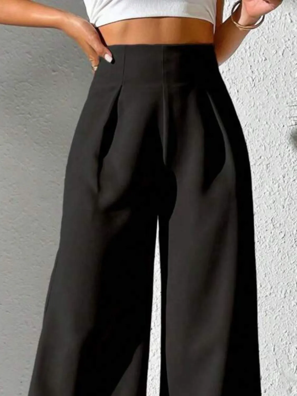 Wide Leg High Waist Pants - Image 9