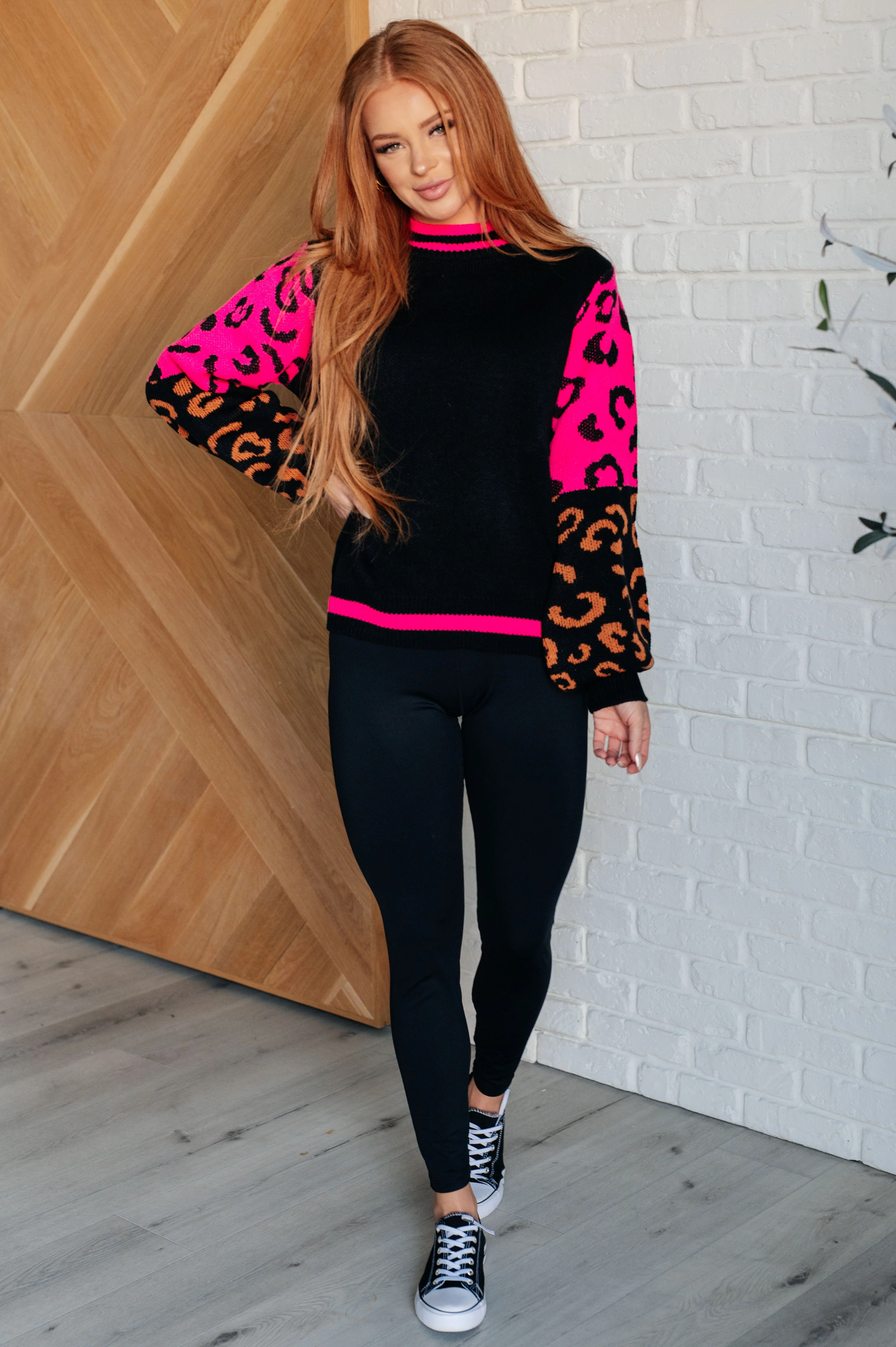 Wild About You Animal Print Sweater - Image 3
