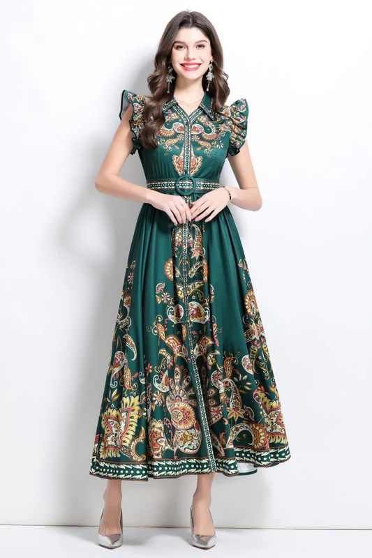 WOMEN FASHION LONG MAXI DRESS - Image 5
