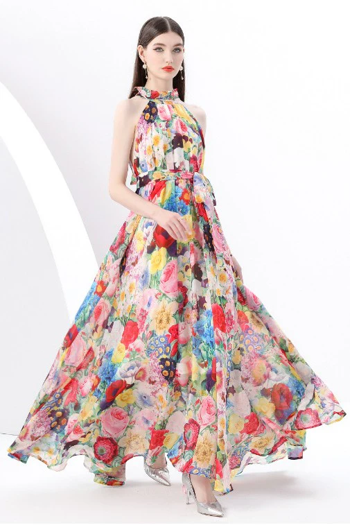 WOMEN FASHION LONG MAXI SUMMER DRESS - Image 2