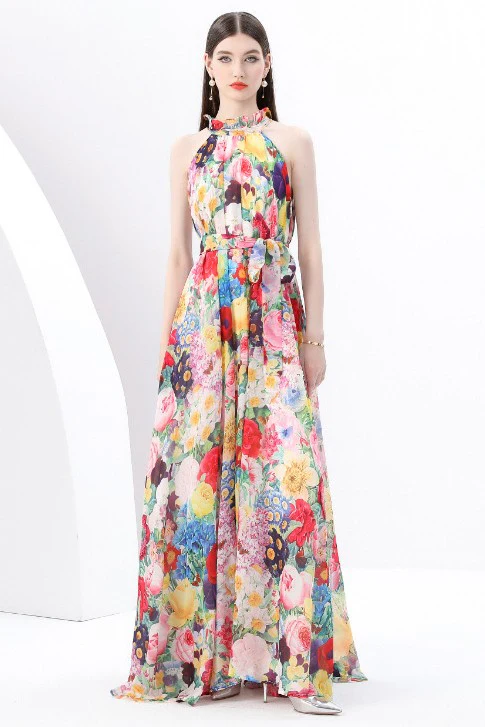 WOMEN FASHION LONG MAXI SUMMER DRESS - Image 5