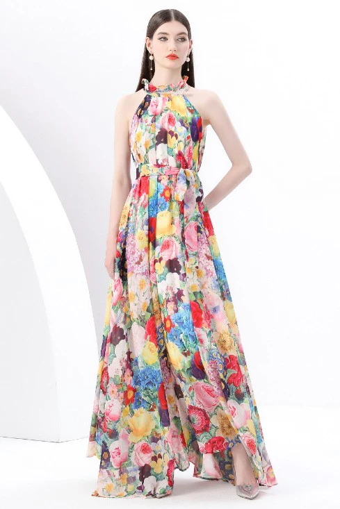 WOMEN FASHION LONG MAXI SUMMER DRESS - Image 6
