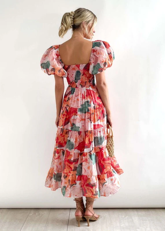 Women's Dress Off Shoulder High Waist Dress - Image 7