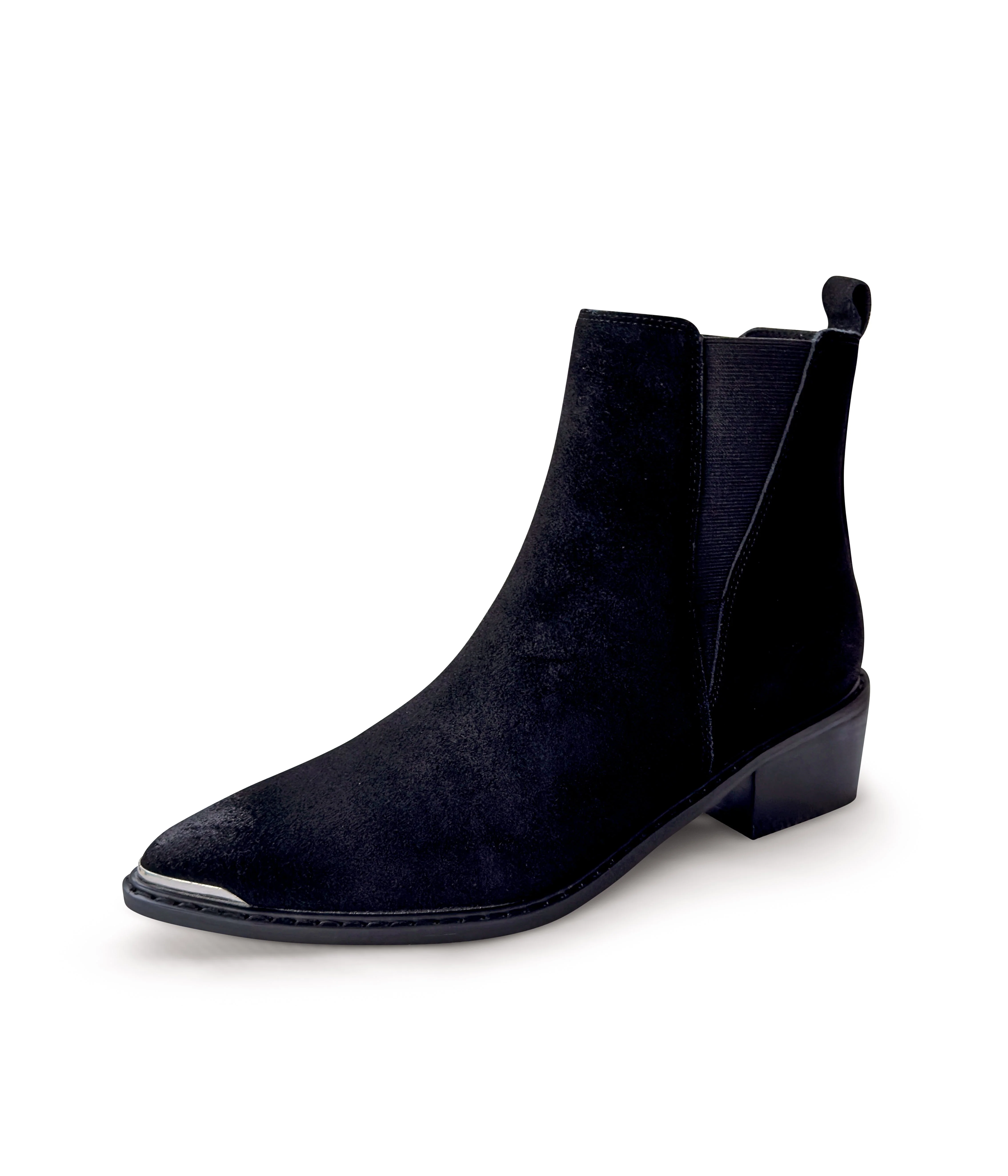 Wylie Suede Ankle Boot in Black - Image 2