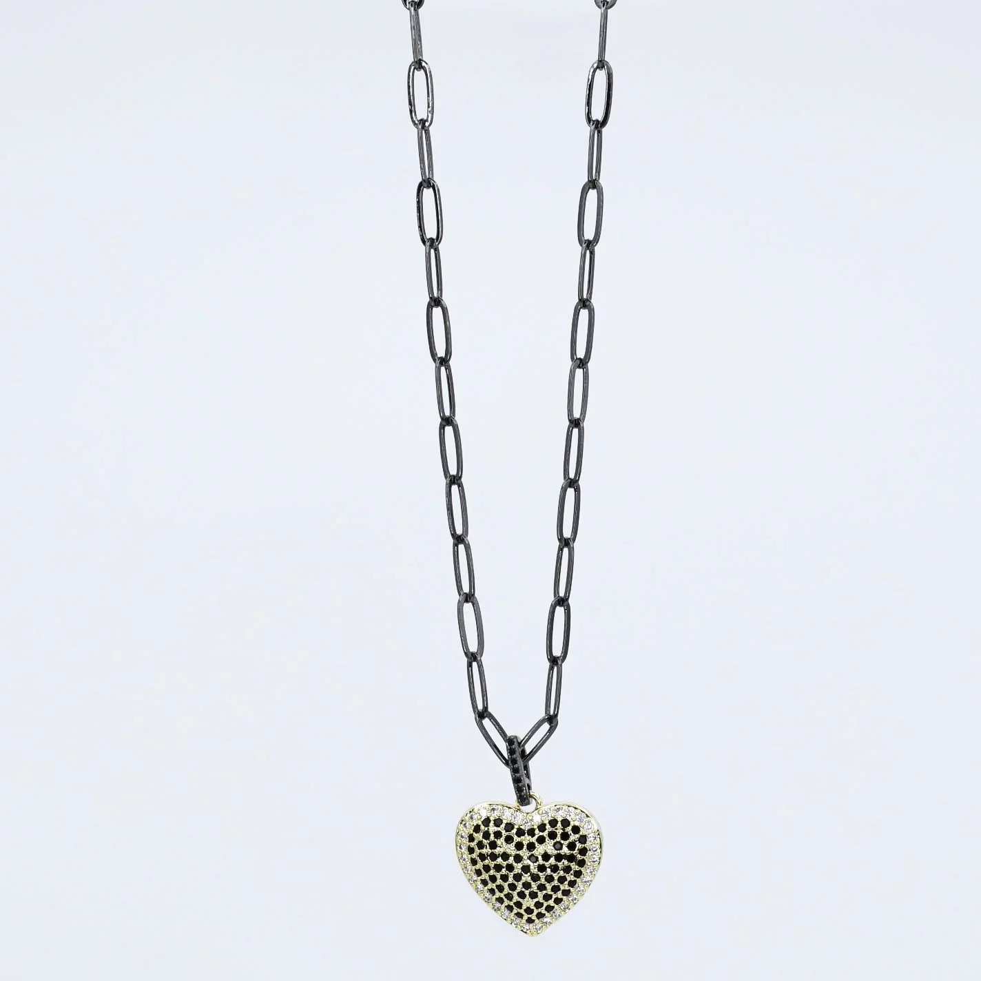 You Got My Heart Black Necklace