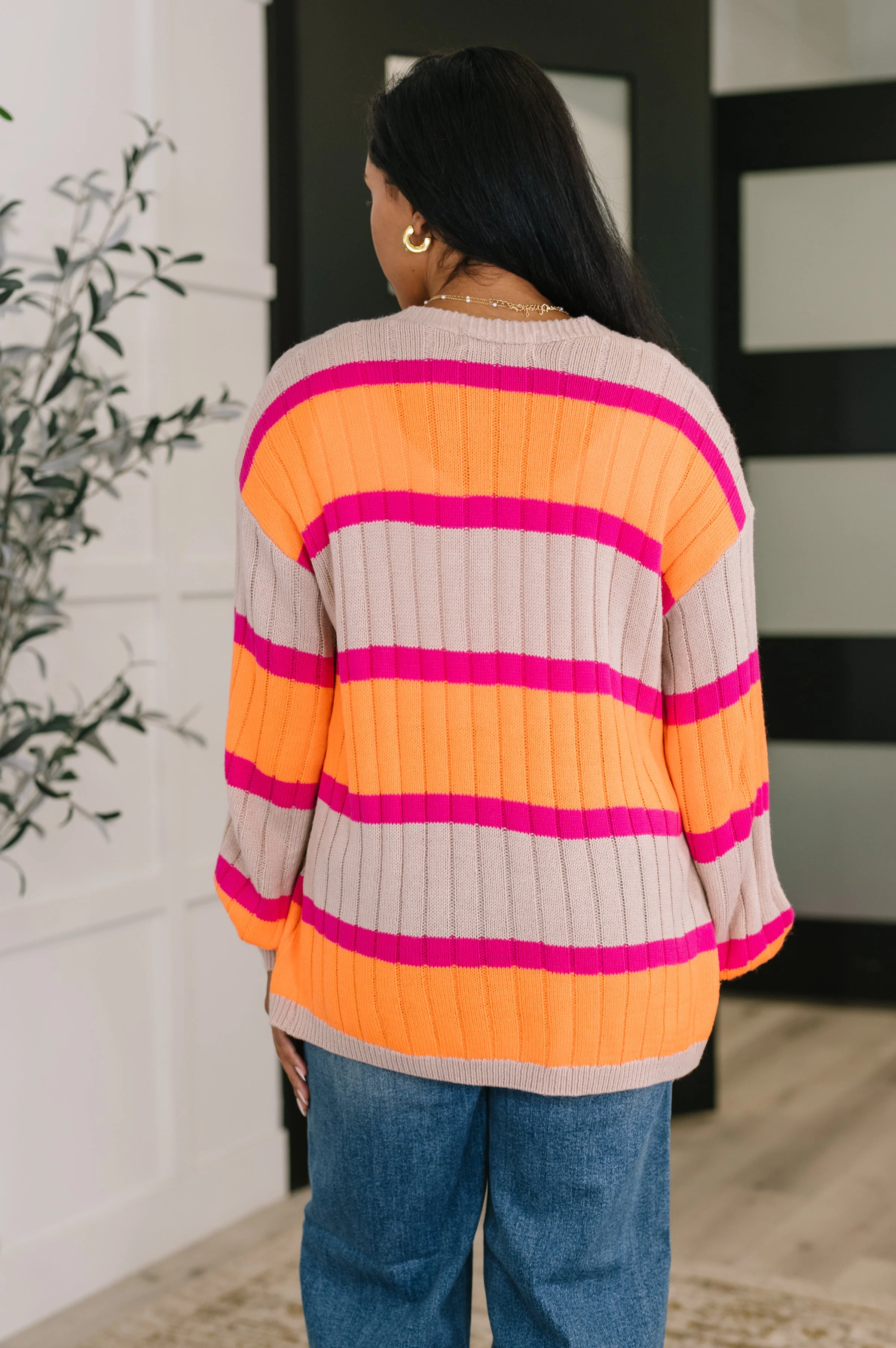 Your Opinion Matters Striped Cardigan - Image 5