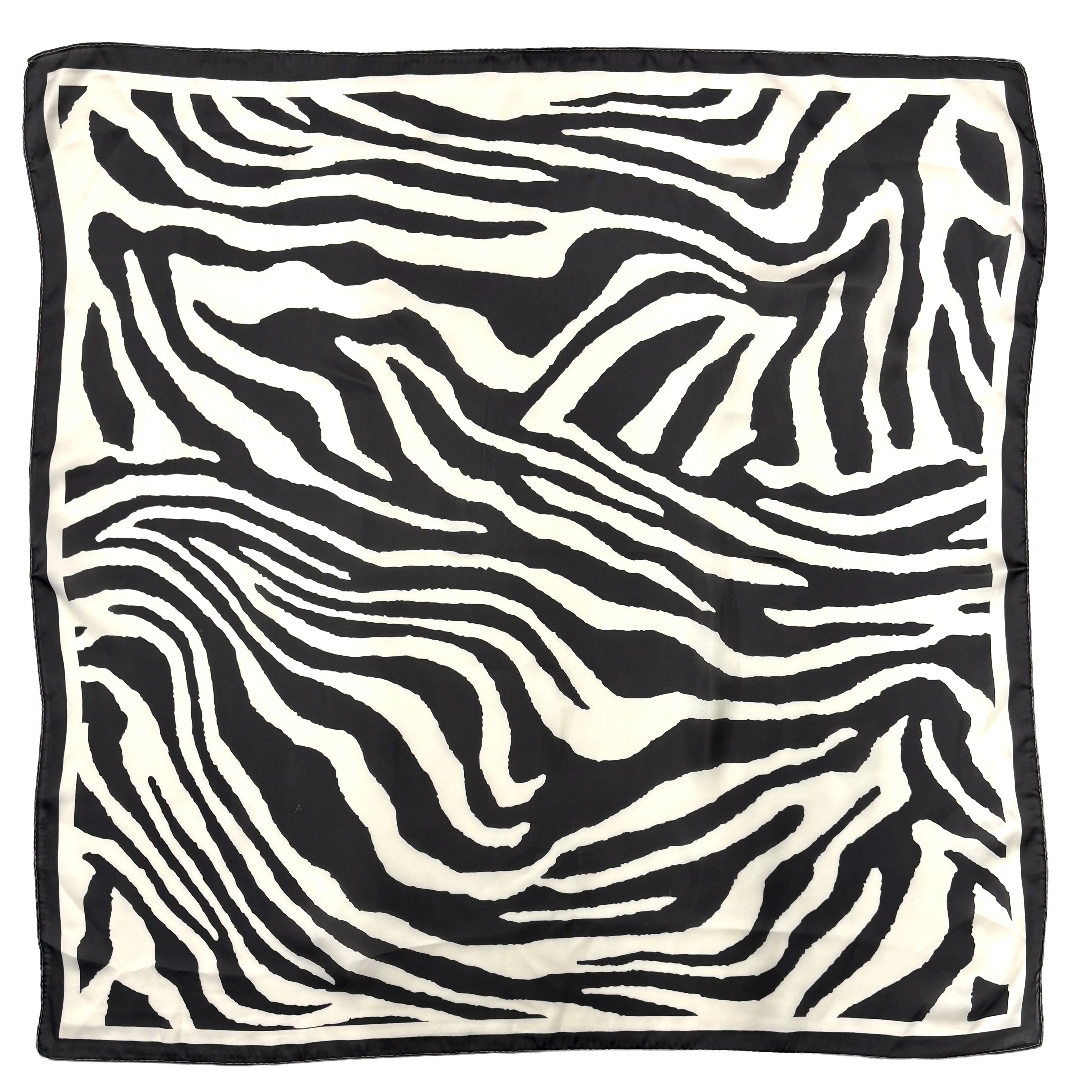Zebra Print Square Scarf - Image 3